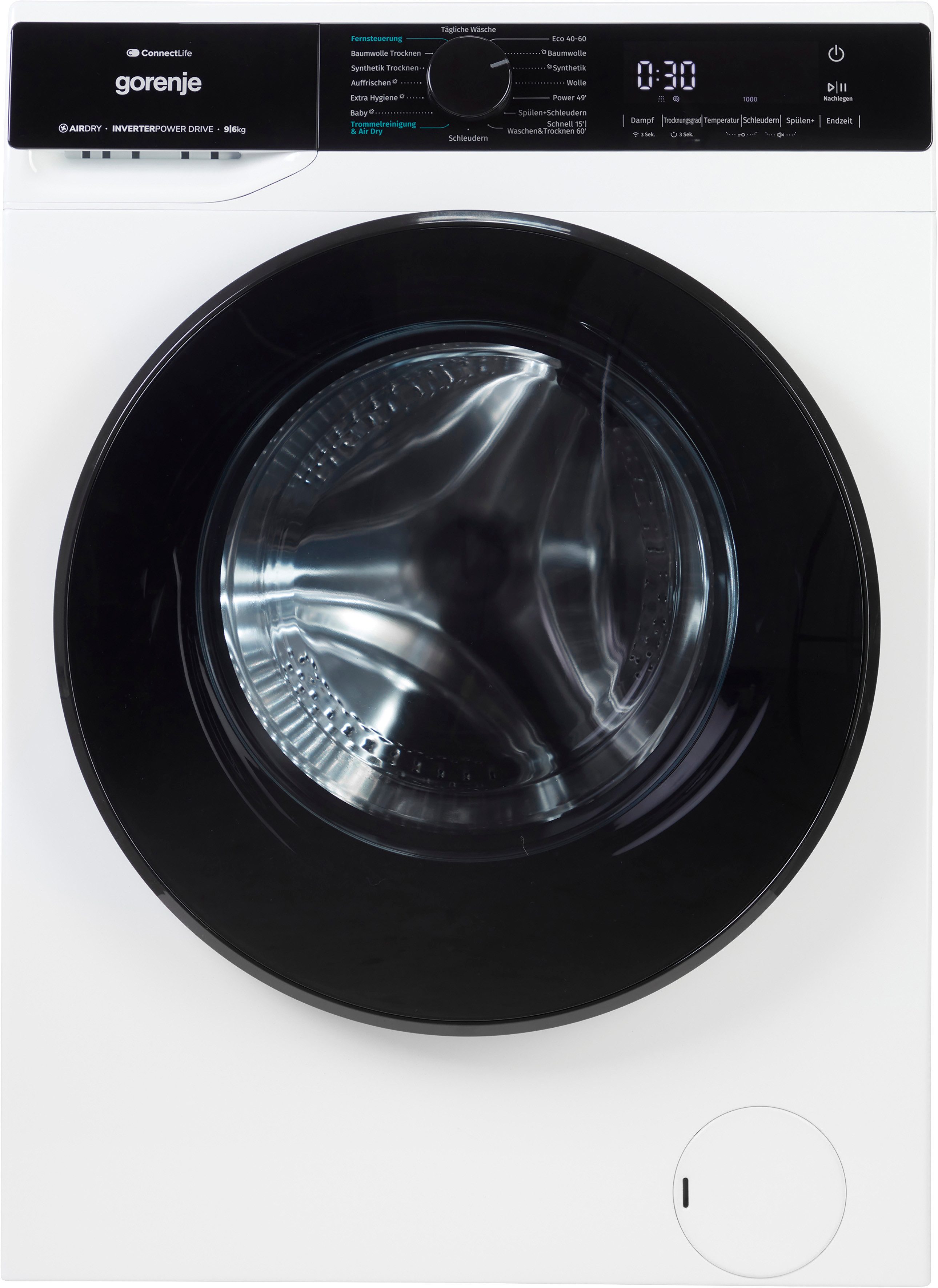 GORENJE Waschtrockner WD2PA964ADW/DE, 9 kg, 6 kg, 1400 U/min, SteamRefresh - Knitterfreie und frische Kleidung – Bild 2 von 5