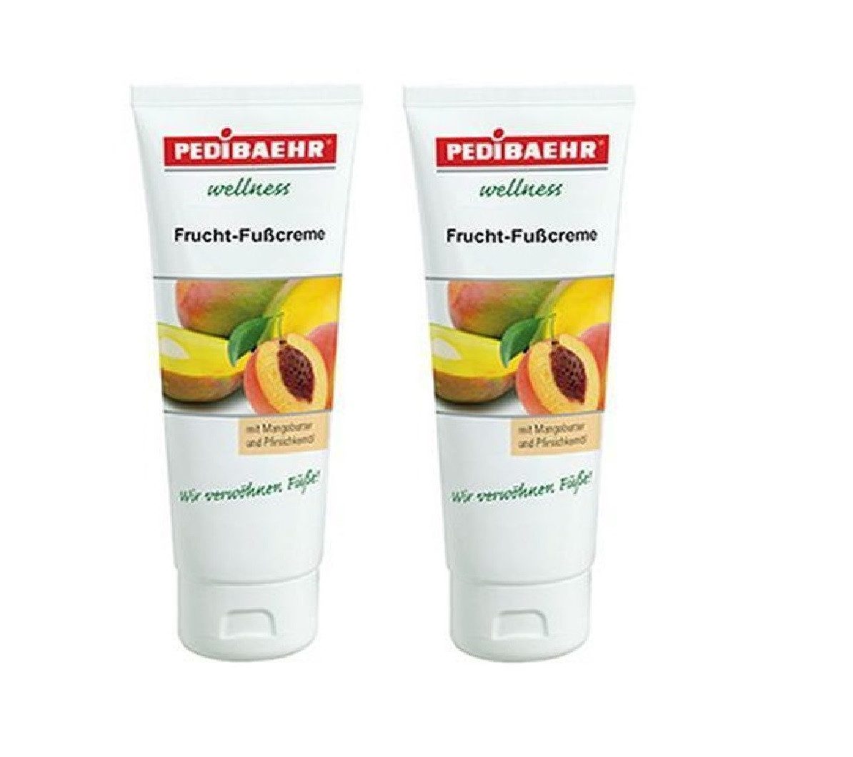 PEDIBAEHR Fußcreme Frucht-Fußcreme Mango & Pfirsich mehr