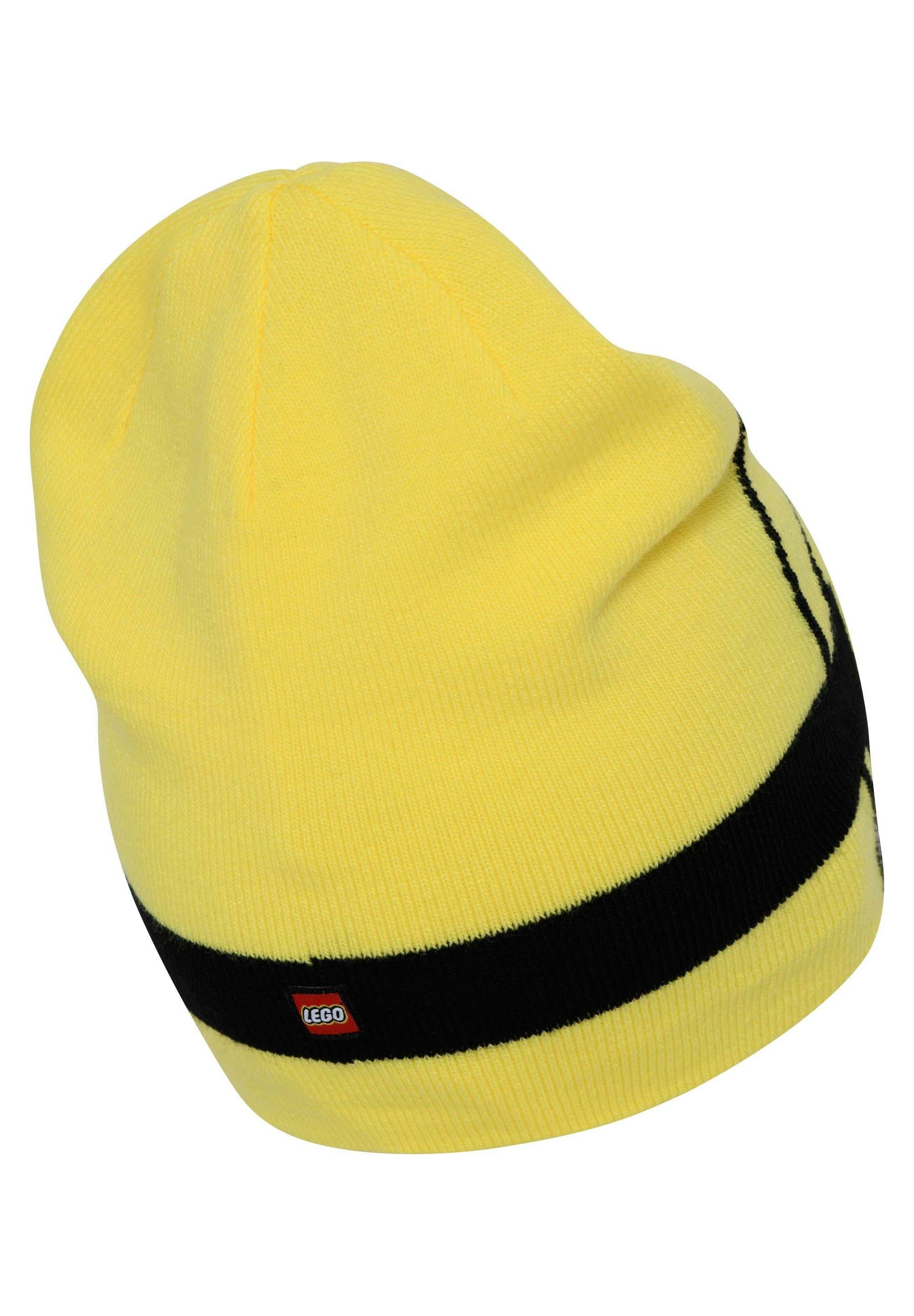 Wear LWAZUN Beanie Hellgelb LEGO® Skibrillenmotiv 723 cool,