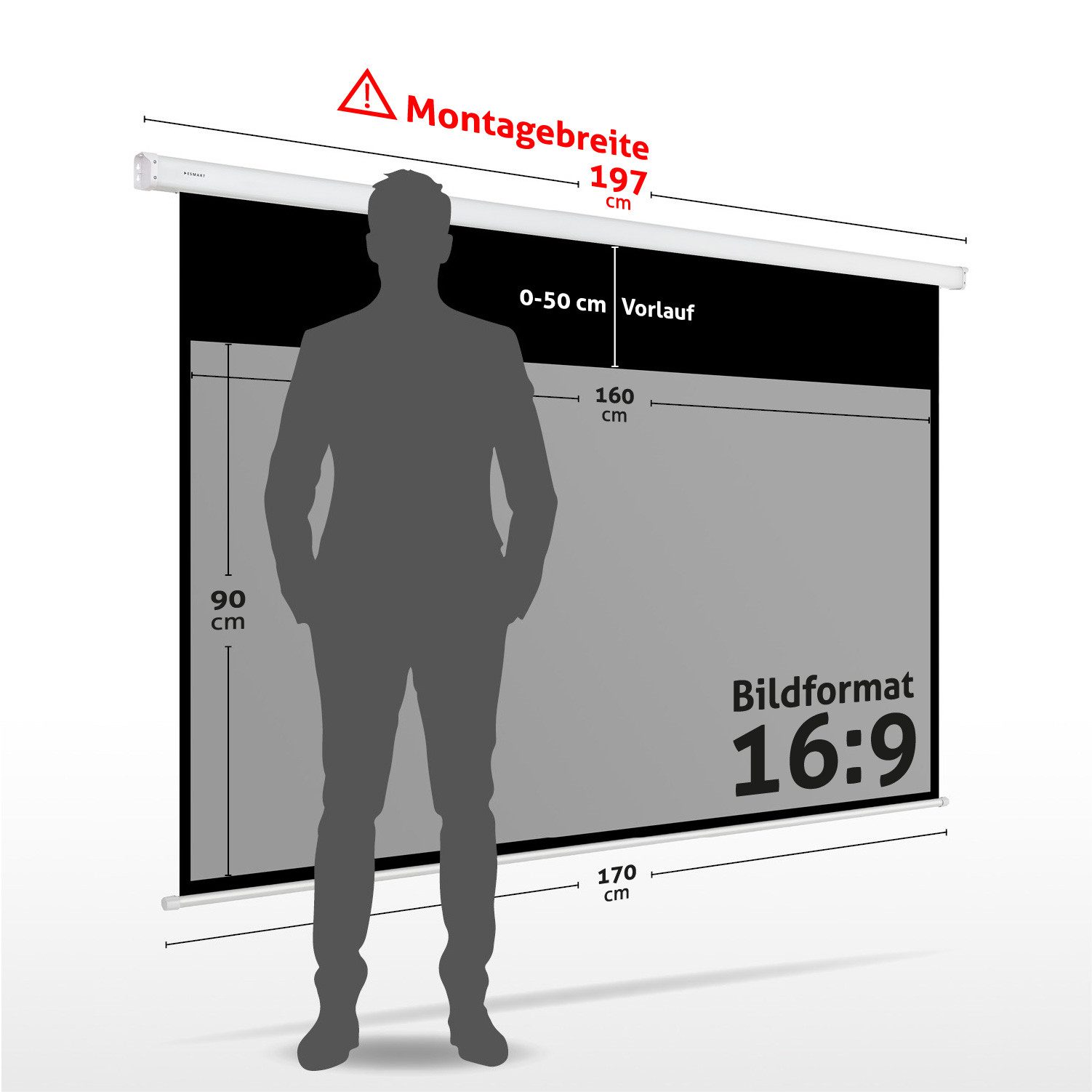 ESMART ESMART Germany Motor Leinwand Motorleinwand (Professional MIMOTO)