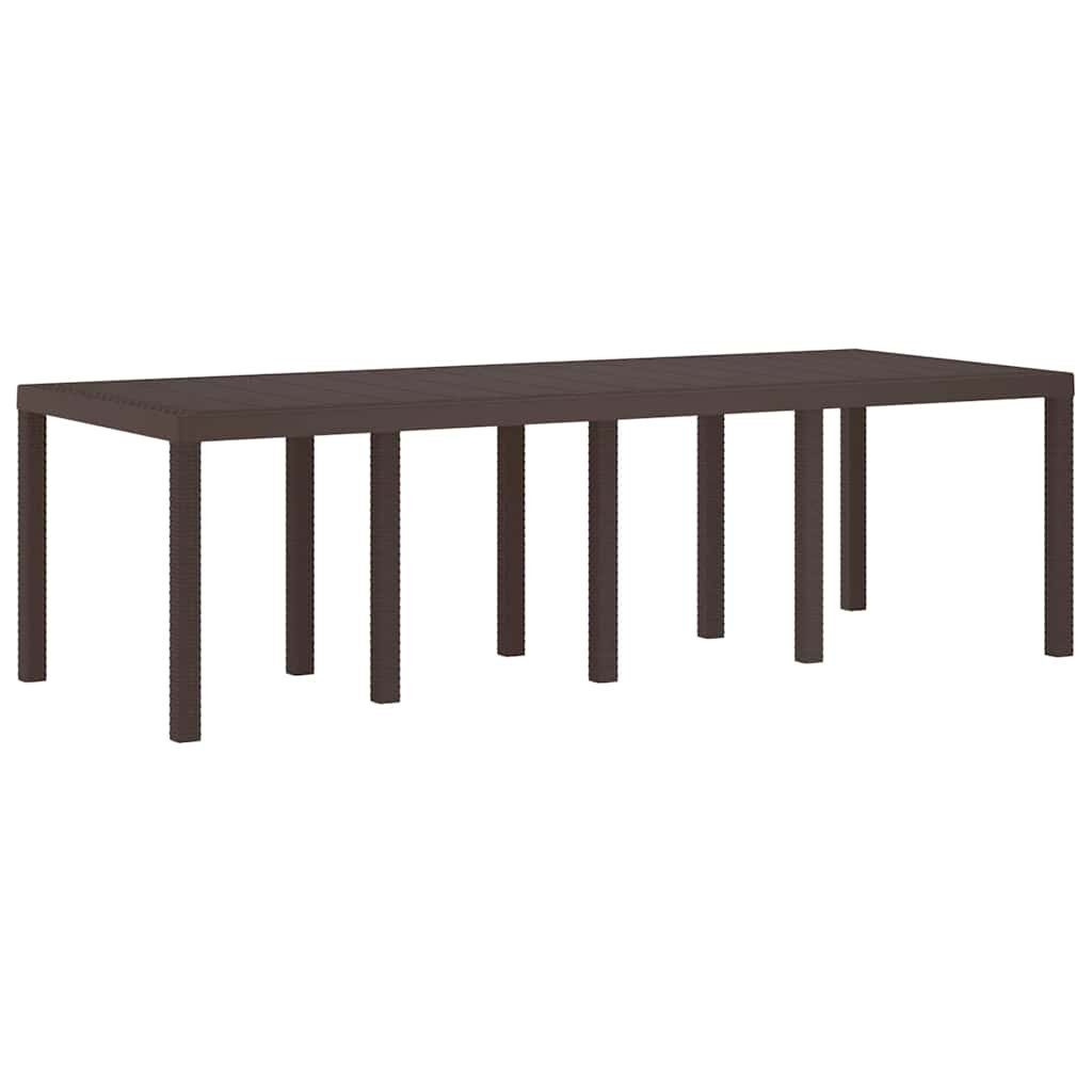 vidaXL Gartentisch Gartentisch Braun 250 x günstig online kaufen
