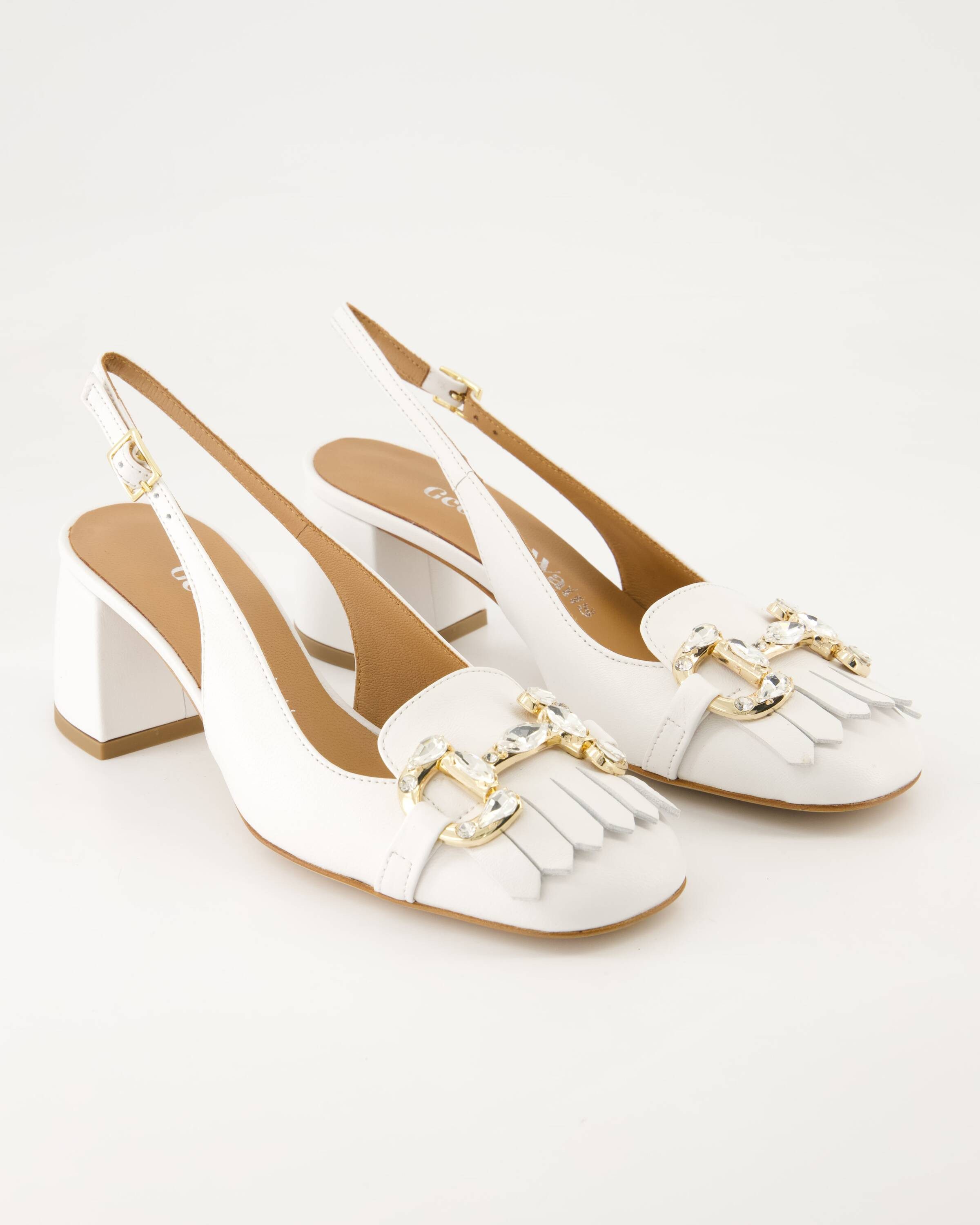 George Watts L6002 Slingpumps Obermaterial: Leder günstig online kaufen