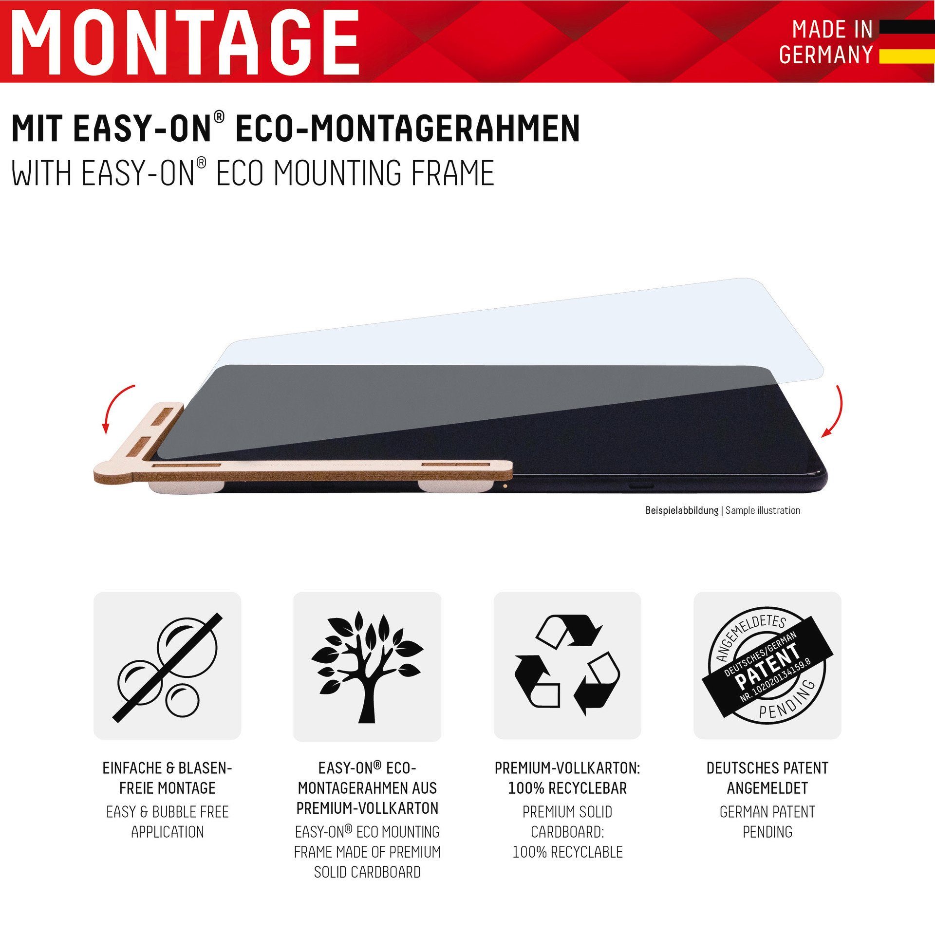 Displex Displayschutzglas Tablet Glass iPad 10,9 (10. Gen., 2022) für Apple iPad 10,9" (10. Gen., 2022), Apple iPad 11" (2025)