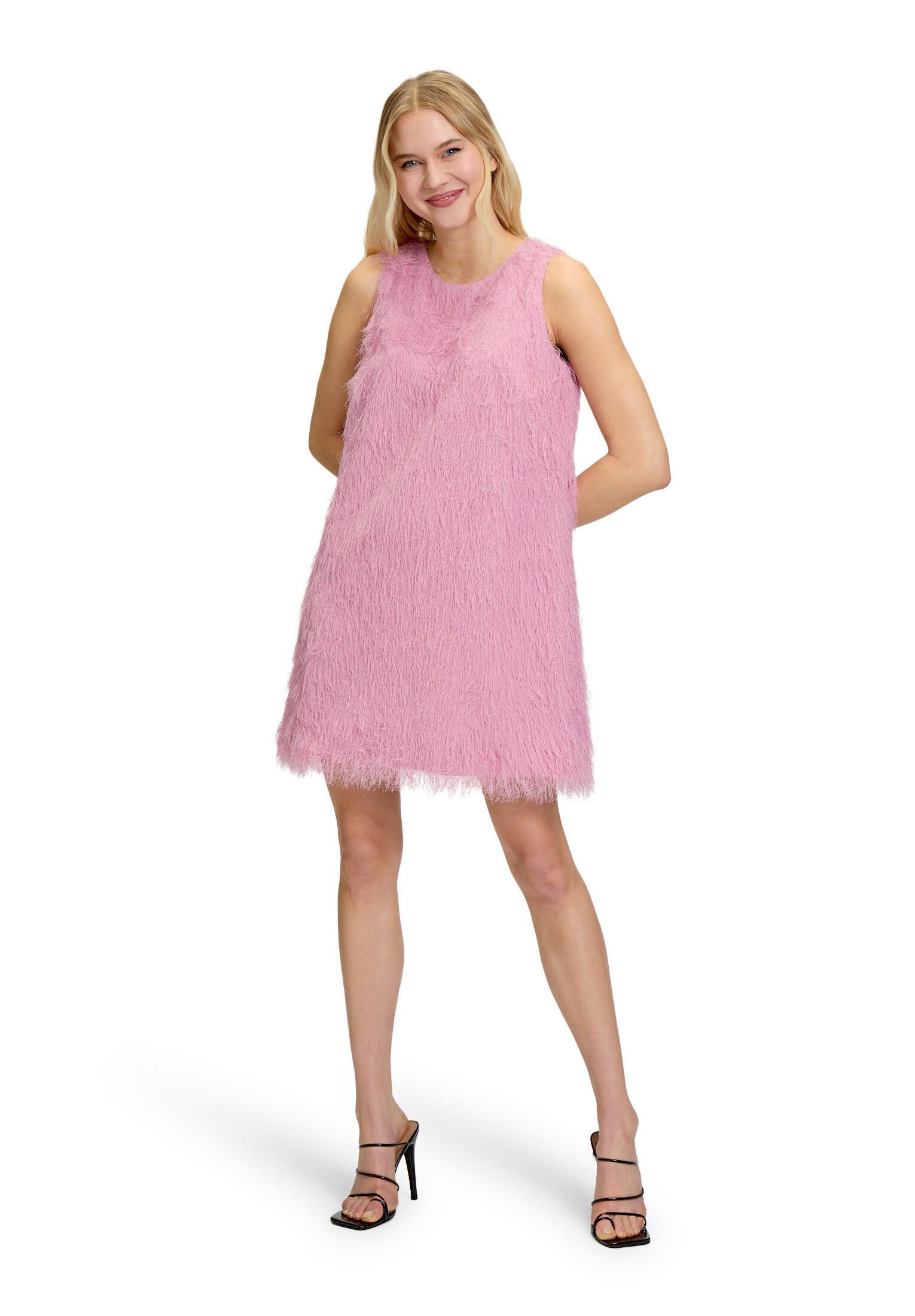 Vera Mont Abendkleid Damen mit Fransen Material