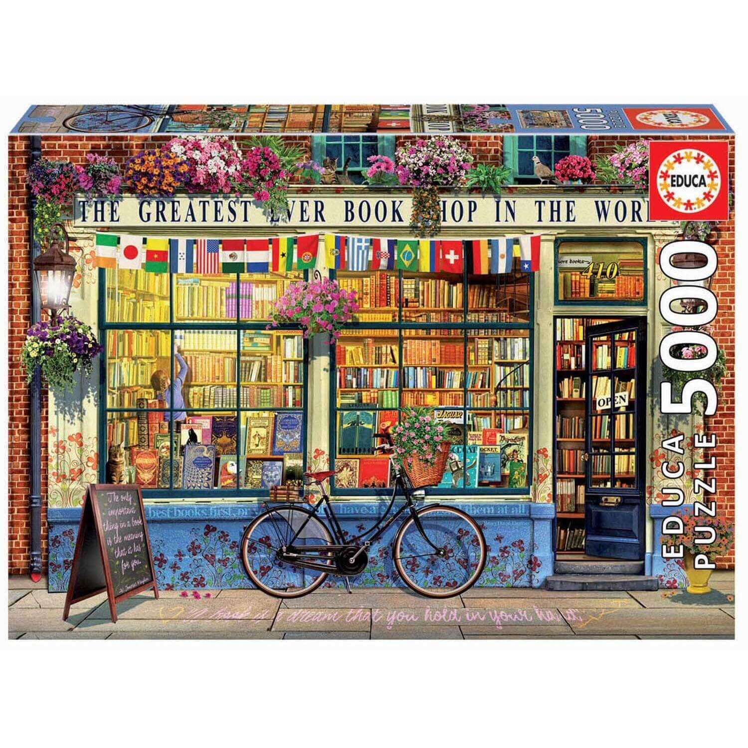 Educa Puzzle Die großartigste Bücherei der Welt, 5000 Puzzleteile