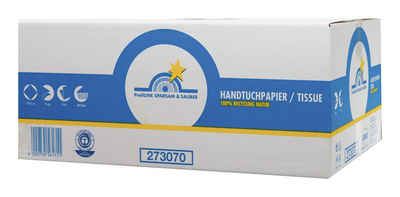 WEPA Papierhandtuch (4.000 Blätter), Handtuchpapier Tissue Profiline Comfort