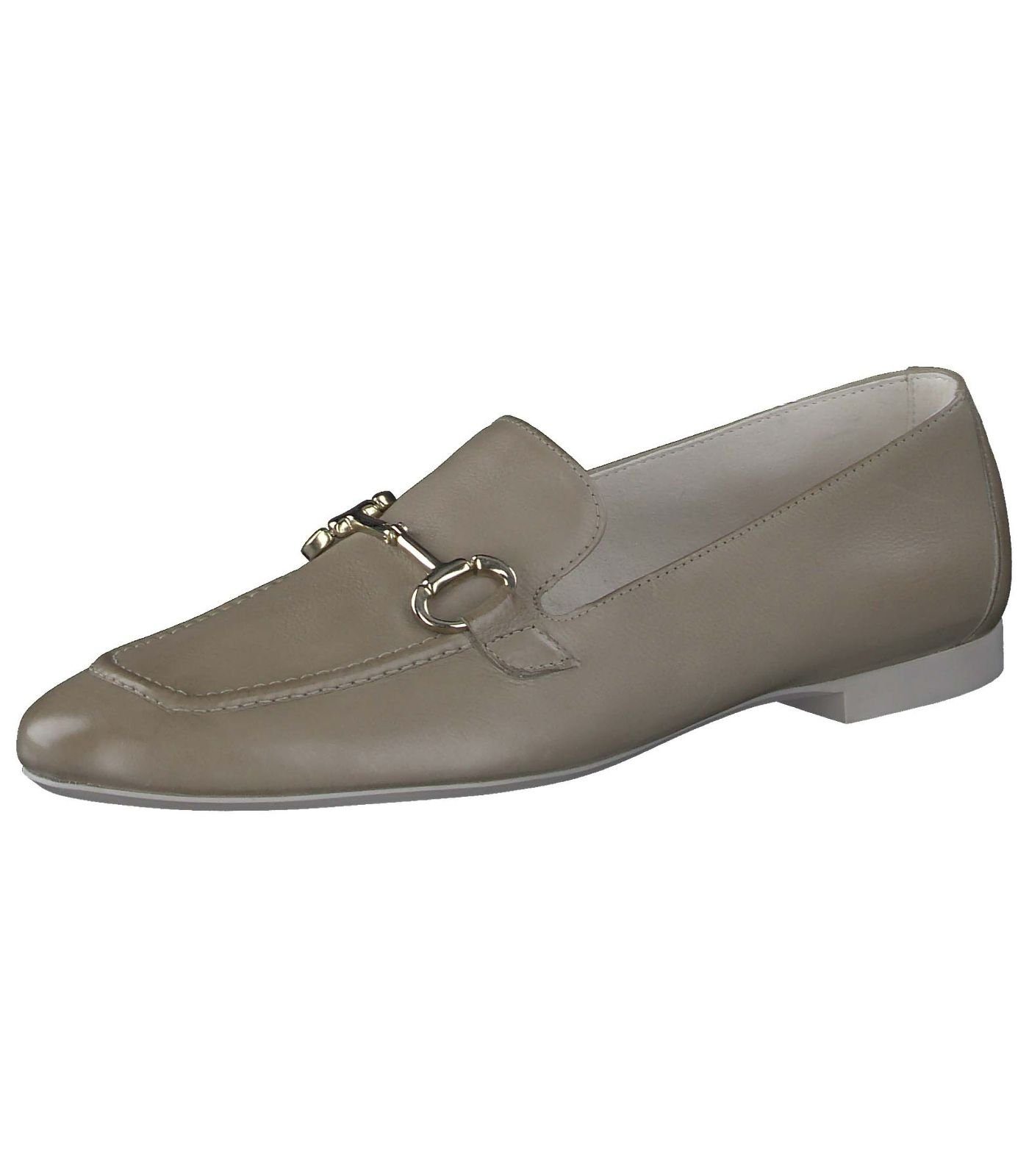 Green Paul Slipper Slipper Khaki Glattleder