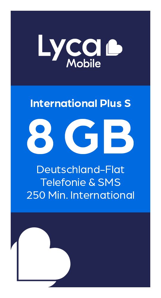 International Plus S Prepaidkarte