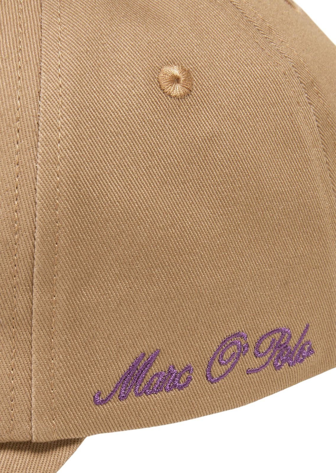 Marc O'Polo Baseball Cap Casabella Brown Embroidery