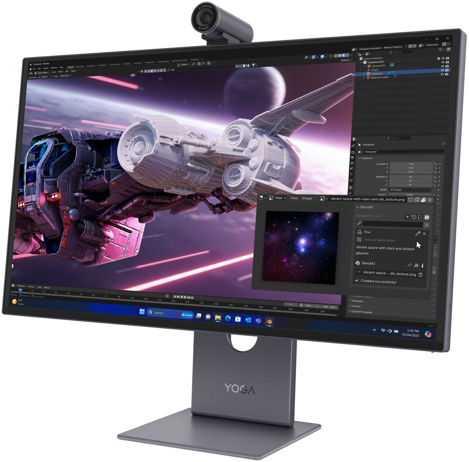 Lenovo 27UD-10(C25270UQ0) Gaming-Monitor (68 cm/27 ", 3840 x 2560 px, 4K+ Ultra HD, 0,03 ms Reaktionszeit, 120 Hz, QD-OLED)