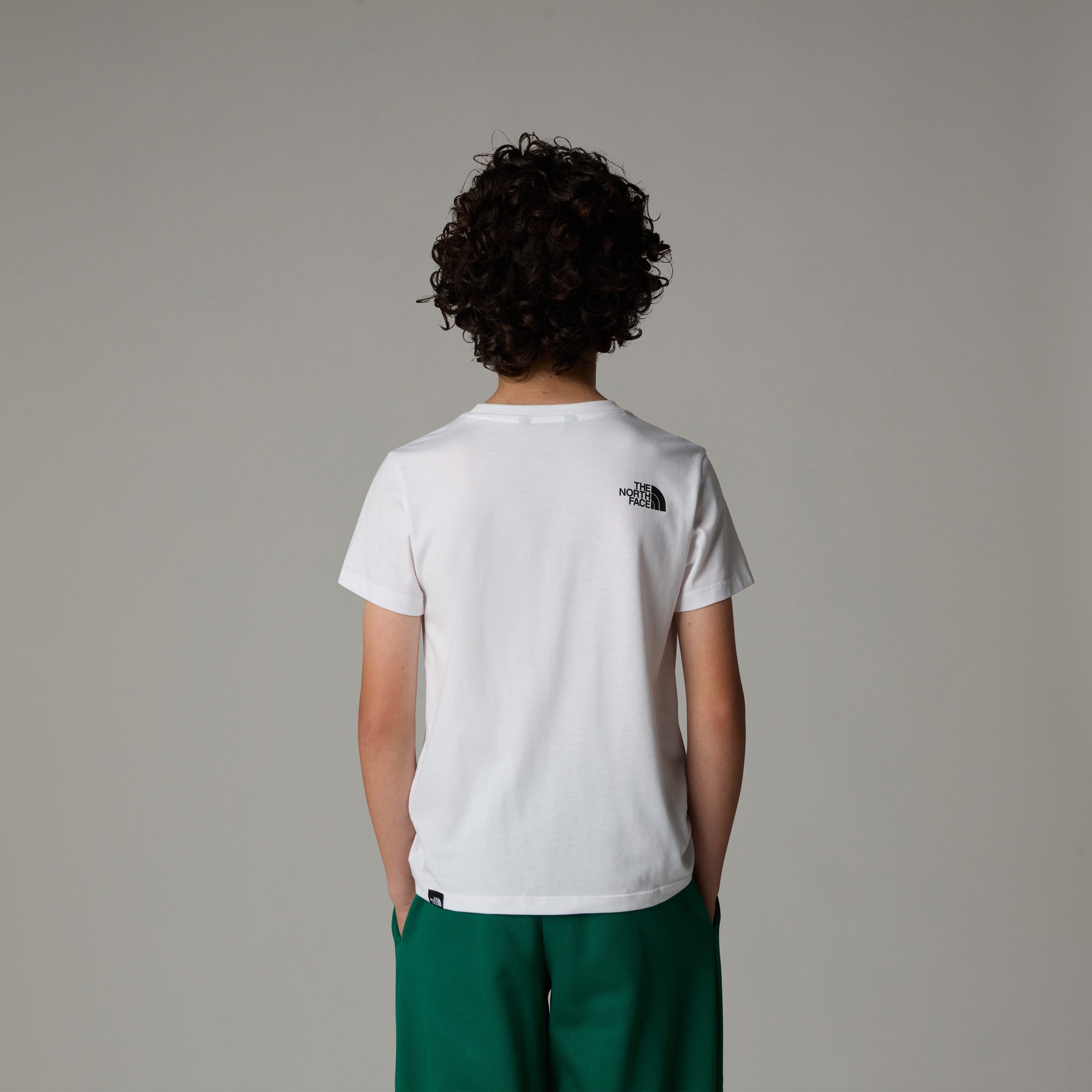 The North Face T-Shirt TEEN S/S SIMPLE DOME TEE sportlicher Stil, Kurzarm, mit Logodruck, aus Baumwollmischung