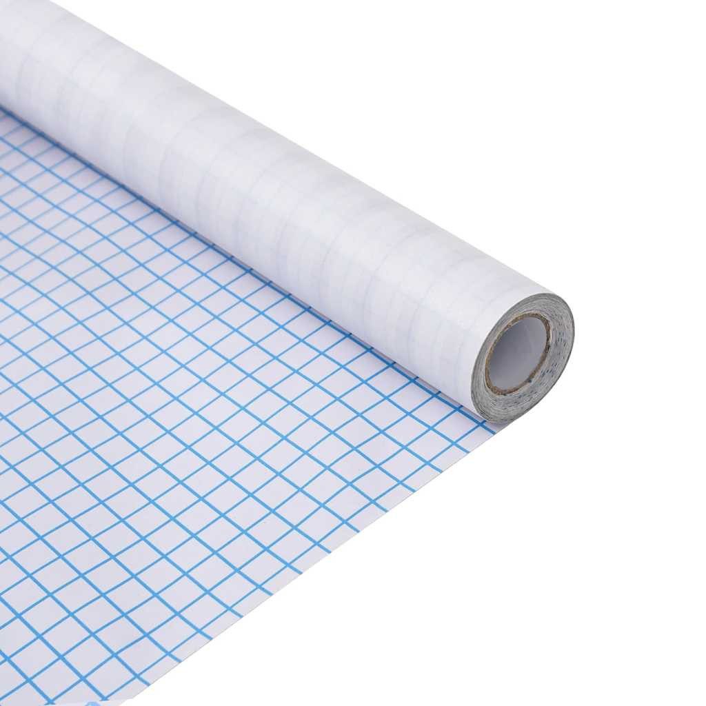 vidaXL Fensterfolie Fensterfolie Matt Streifen-Design 0,9x50 m PVC