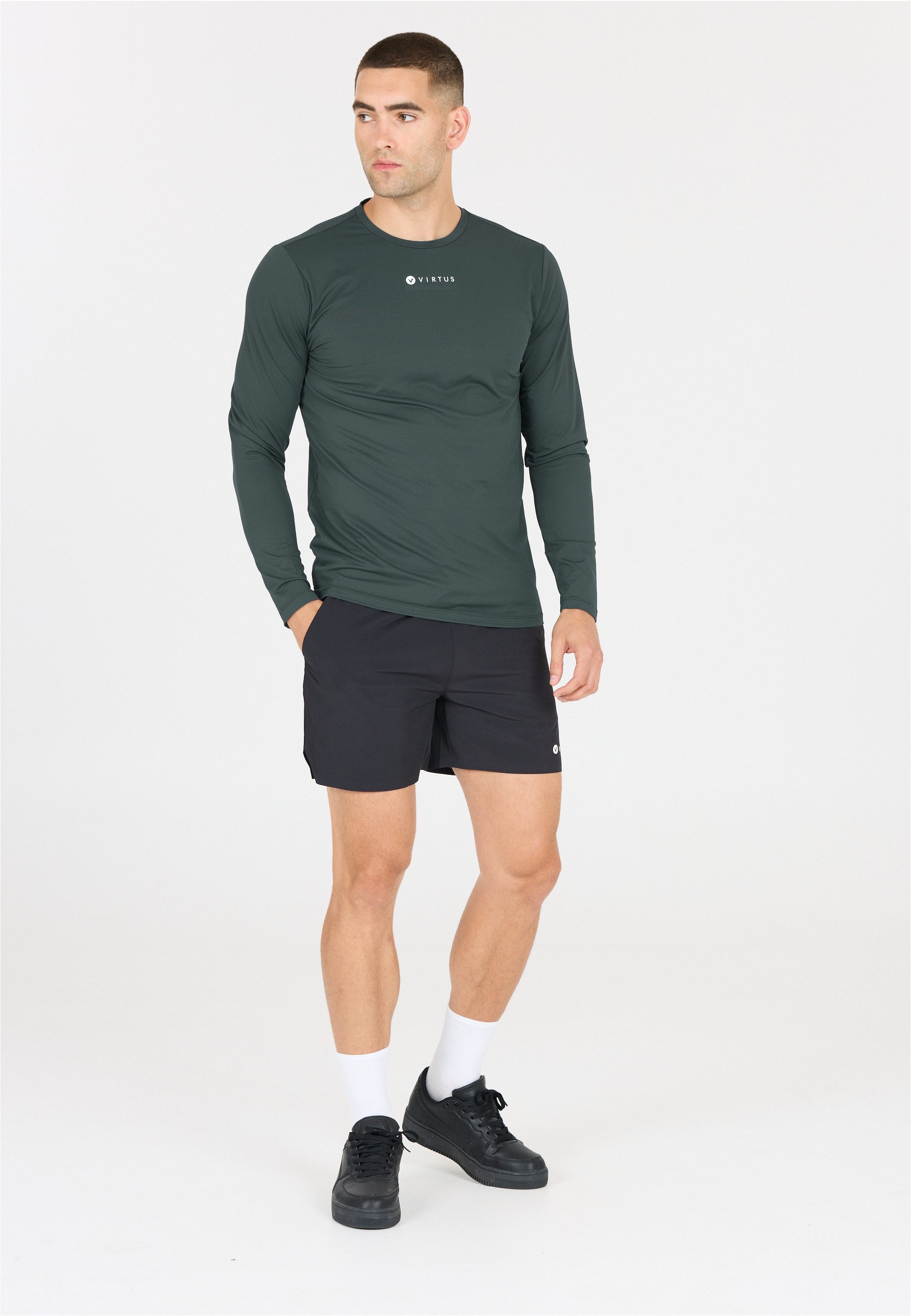 Virtus Langarmshirt Roger mit antibakterieller Silver günstig online kaufen