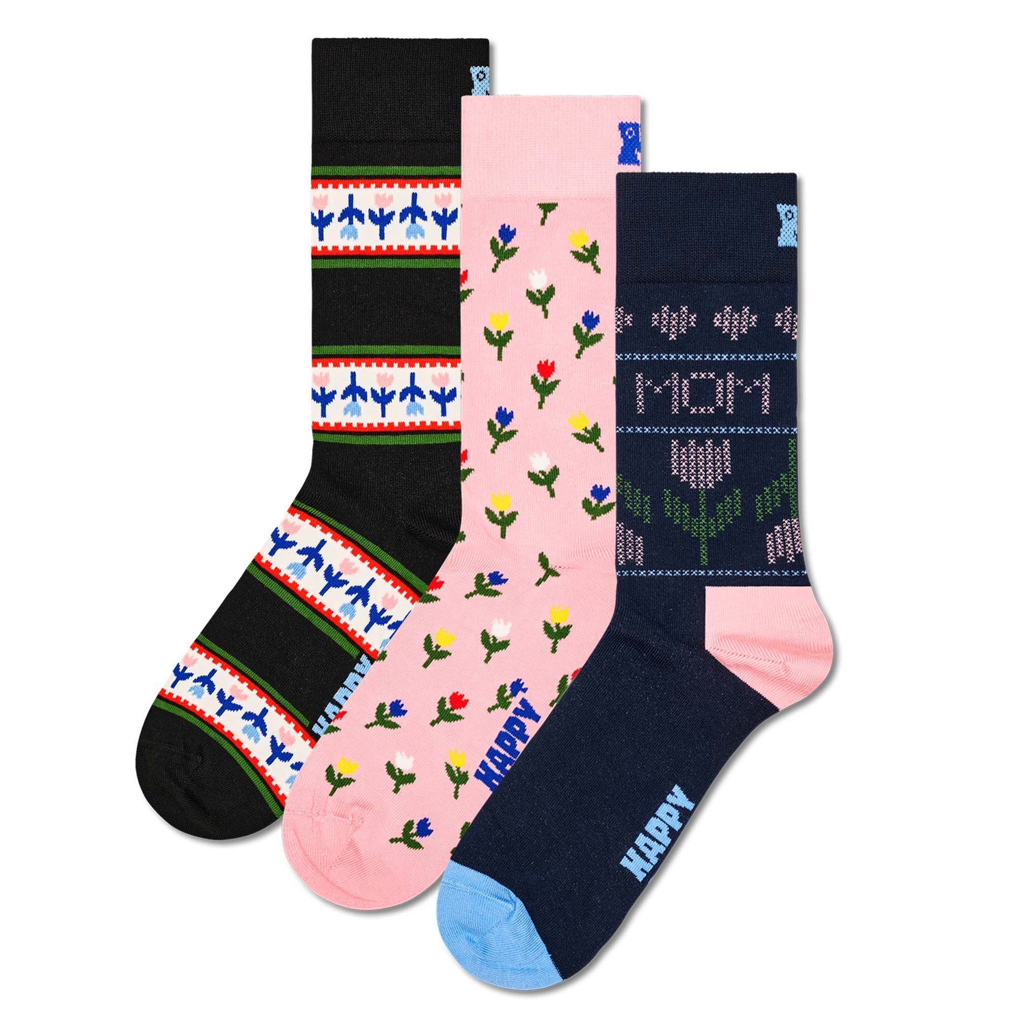 Kurzsocken Damen Socken 3er Pack Baumwolle