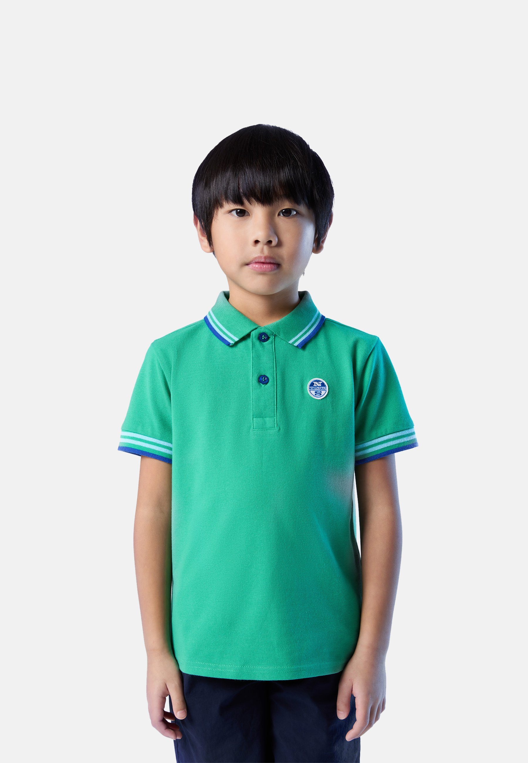 North Sails Poloshirt Poloshirt aus Bio-Baumwolle mit klassischem Design green