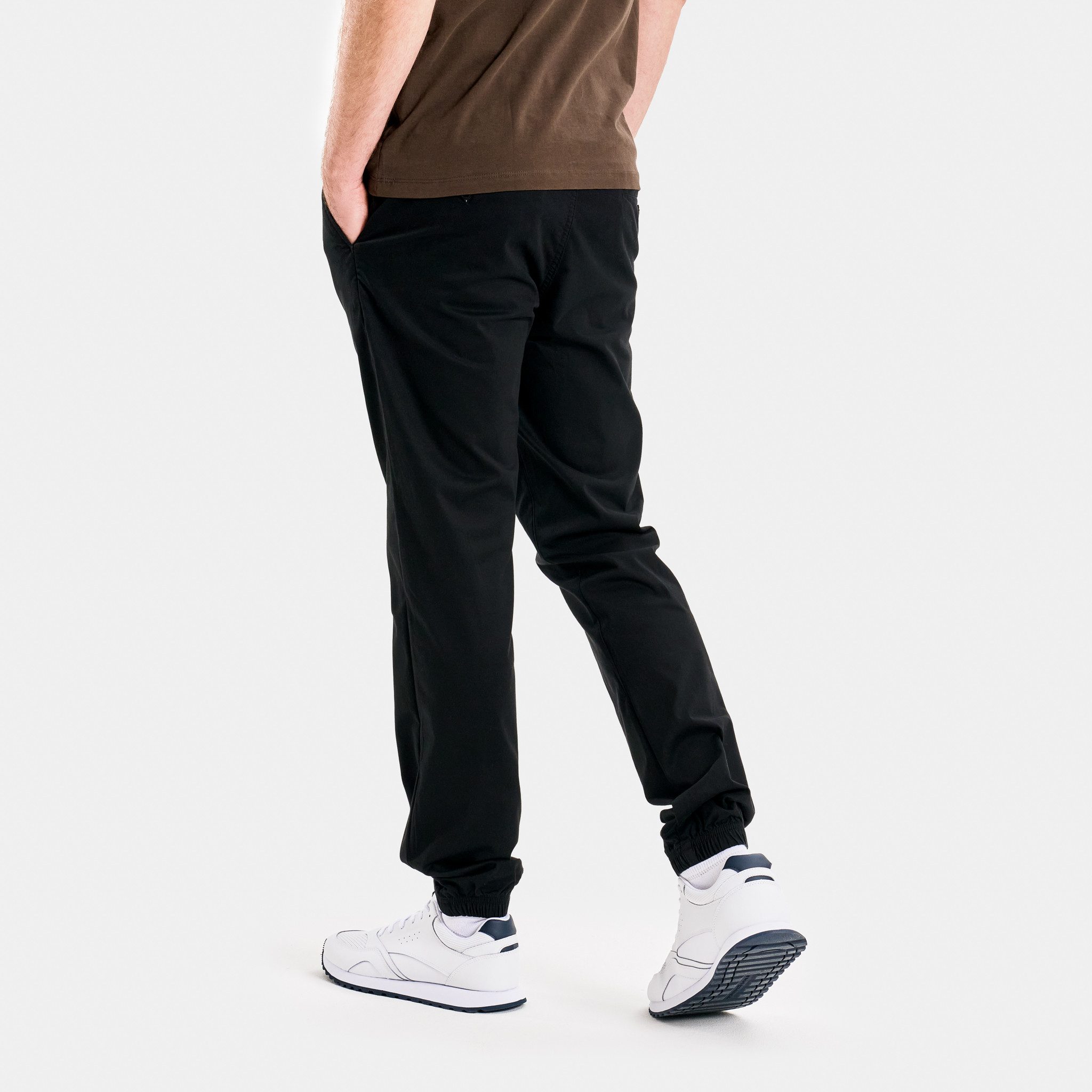 Papas Shorts Chinohose für Herren aus Baumwolle mit flexiblen Bund und sicheren Reißverschlüssen