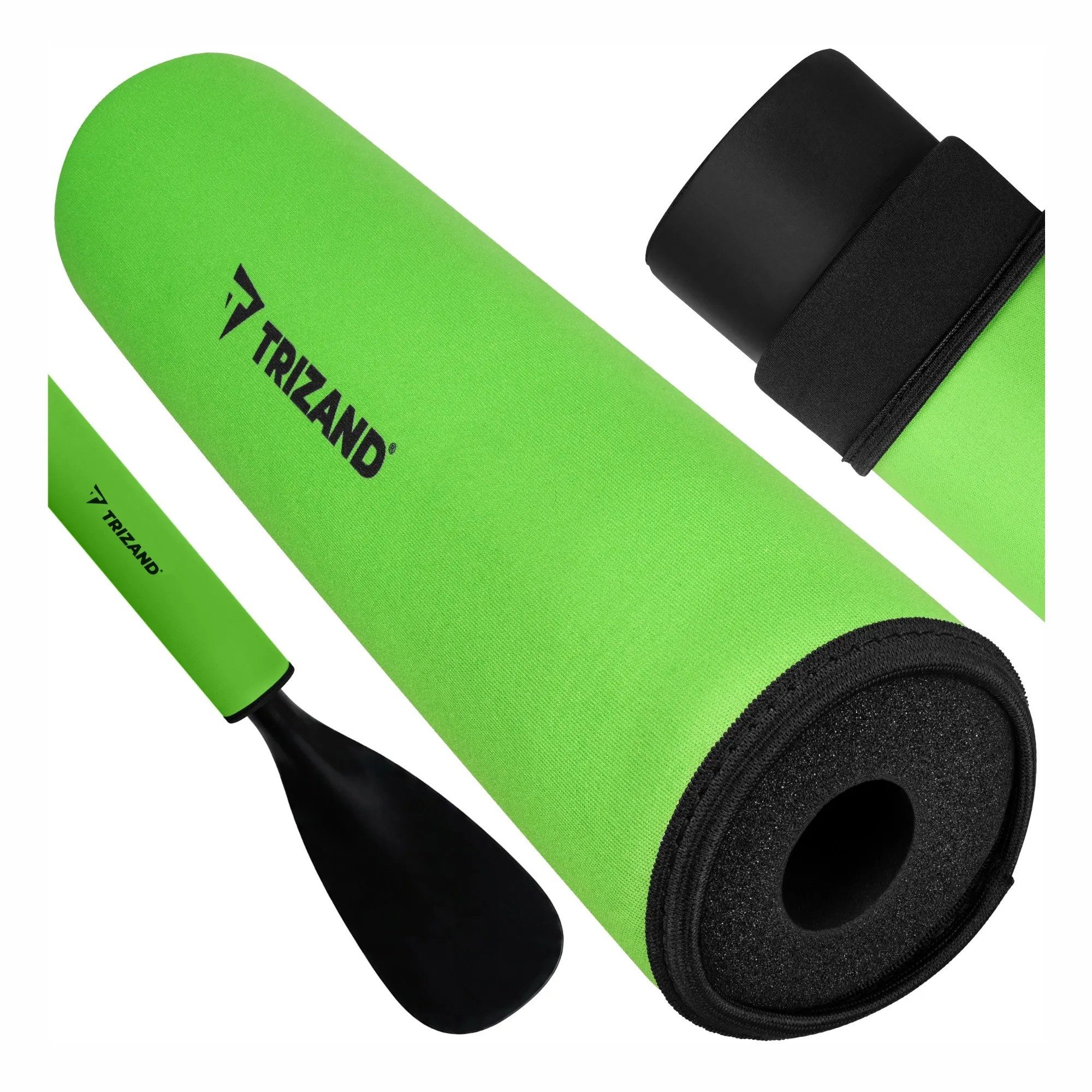 Trizand Paddelschwimmer Paddelboje Auftriebskoerper SUP-Paddel, (Spar-Set, 1-St., 30 x 8 cm schwimmfähig), schwimmfähig, NBR-Schaum, leicht, Klettband