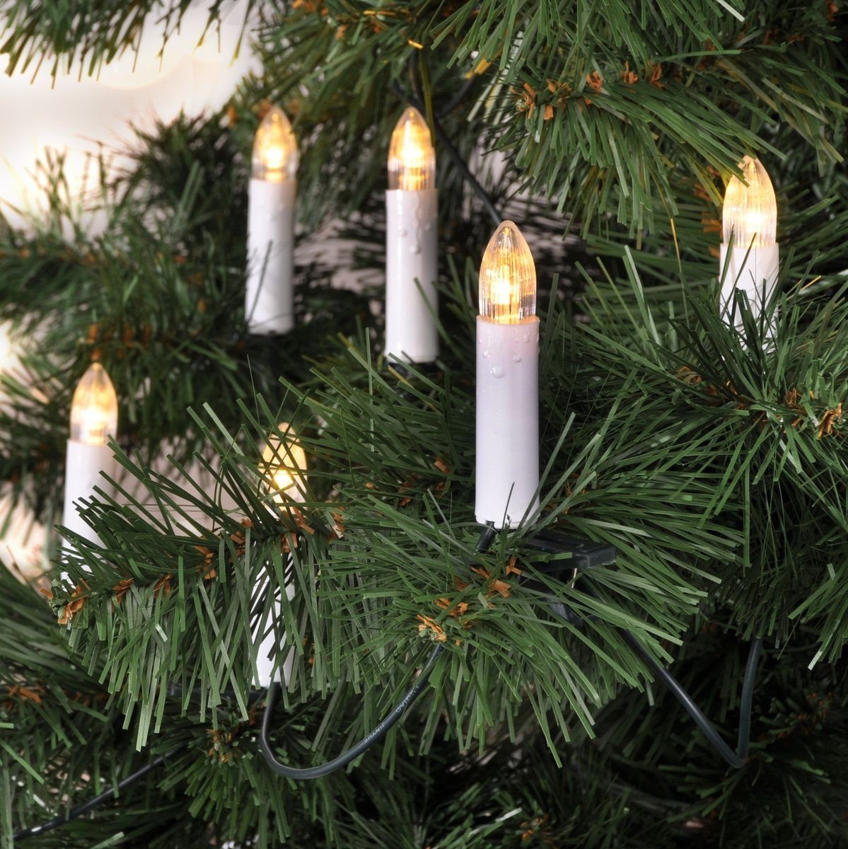 Gravidus LED-Lichterkette Lichterkette mit 20 LEDs Weihnachtsbaum  Tannenbaum Christbaum Beleuchtung