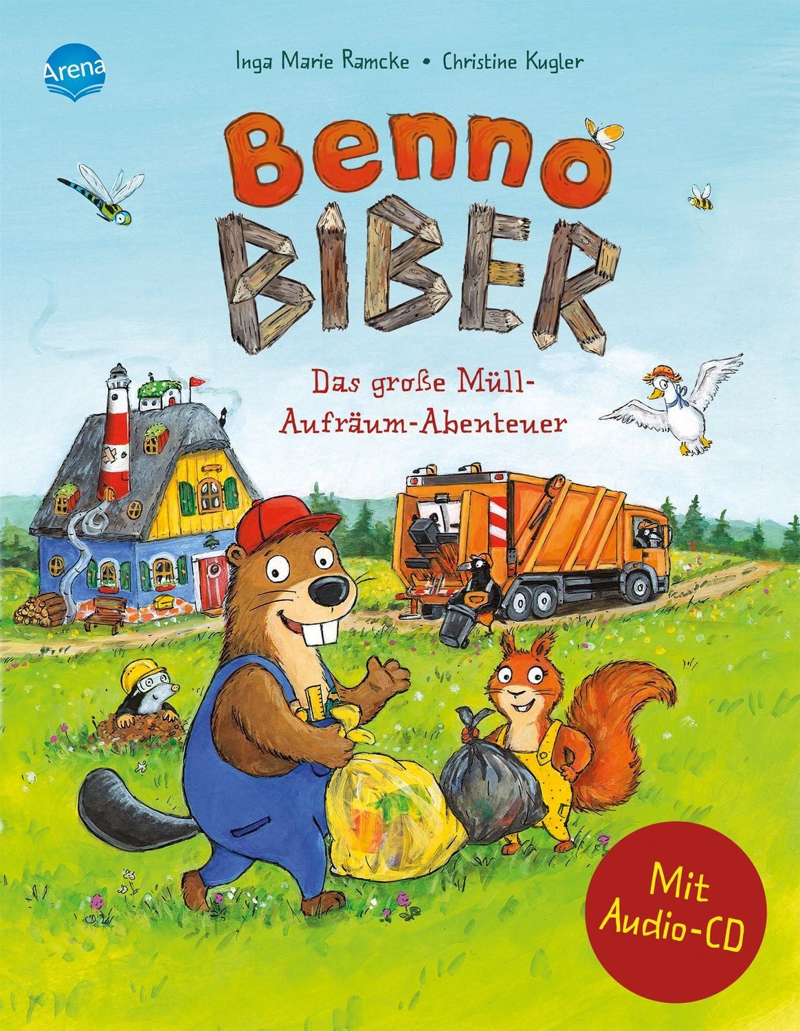 Kinderbuch Benno Biber. Das große Müll-Aufräum-Abenteuer Sachbilderbuch über Umwe Inga Marie Ramcke