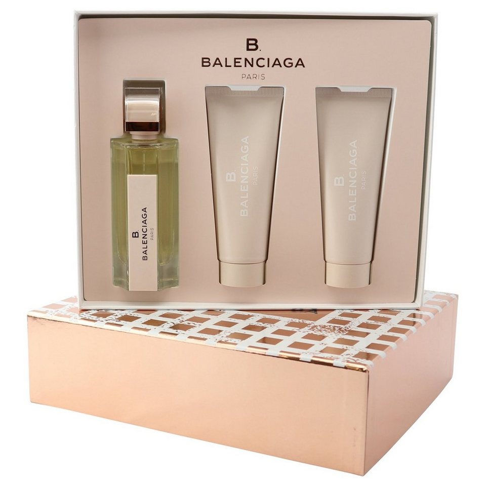 Balenciaga Duft-Set Balenciaga B. Skin Eau Parfum Spray + Body Lotion +  Duschgel je 75ml