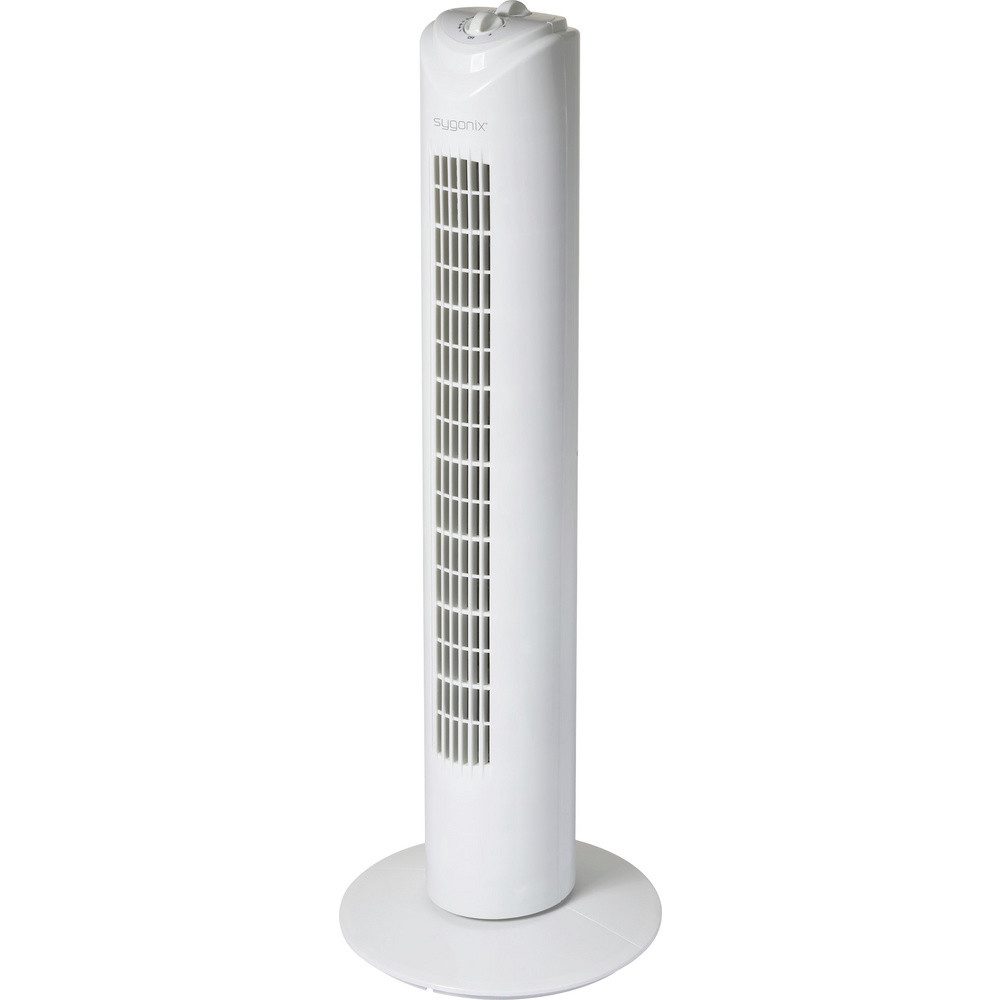 Sygonix Bodenventilator Sygonix Turmventilator 50 W (x H) 270 mm x 805 mm Weiß Oszillieren, 27.00 cm Durchmesser