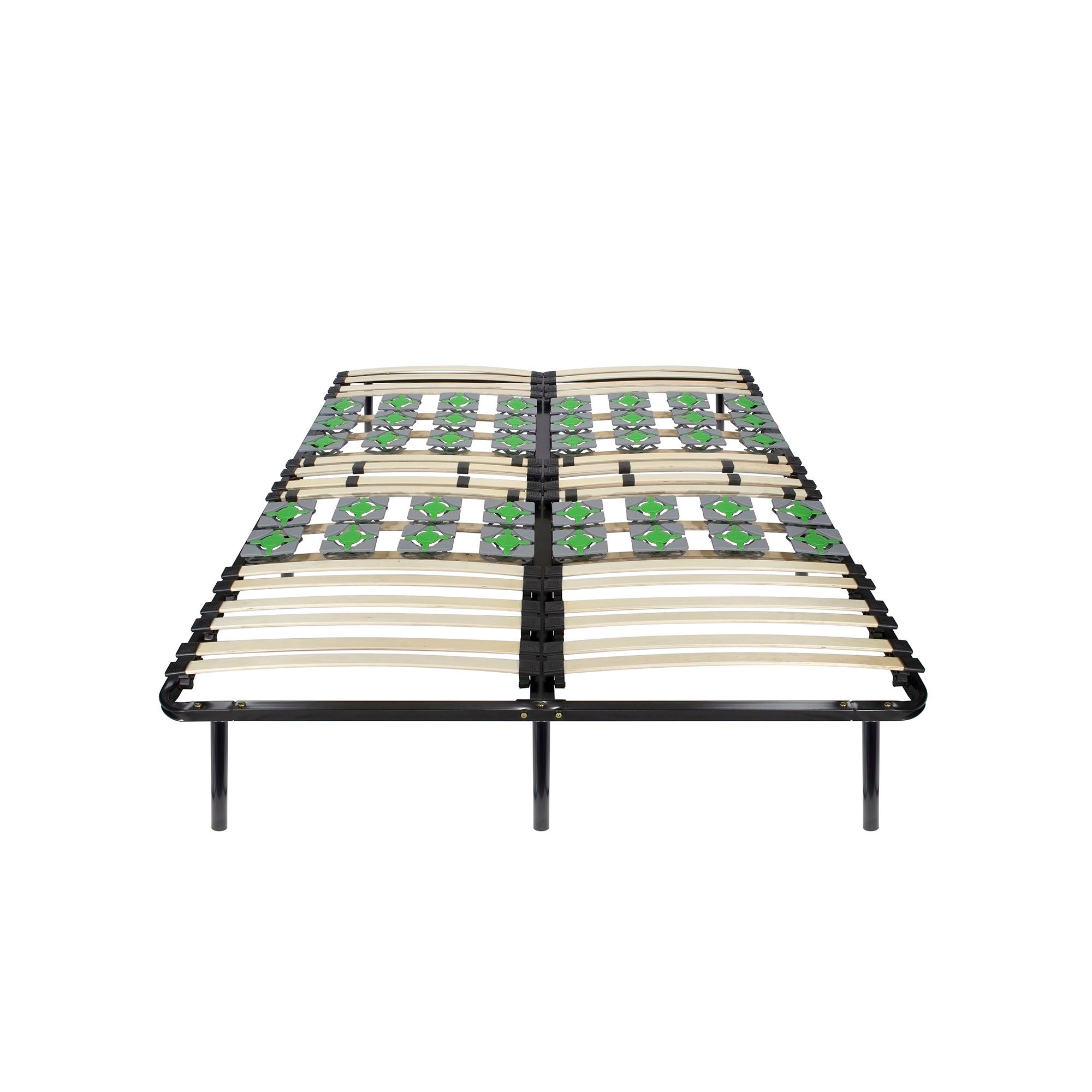 Teiltellerlattenrost IF55MF - 200x200 cm, i-flair, Kopfteil nicht verstellbar, Fußteil nicht verstellbar, Für alle Matratzen geeignet,stabile Füsse