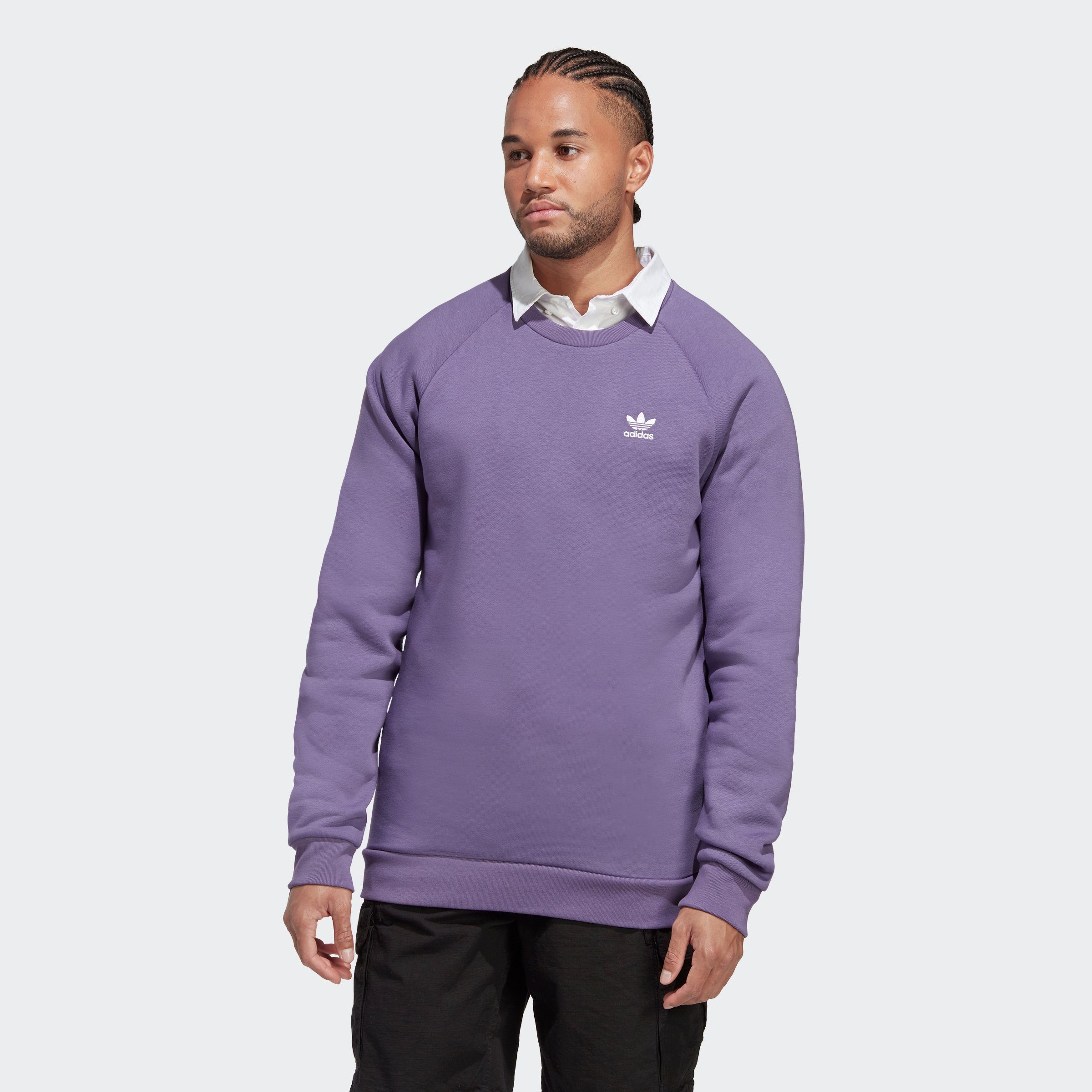 adidas Originals Sweatshirt TREFOIL ESSENTIALS Tech Purple