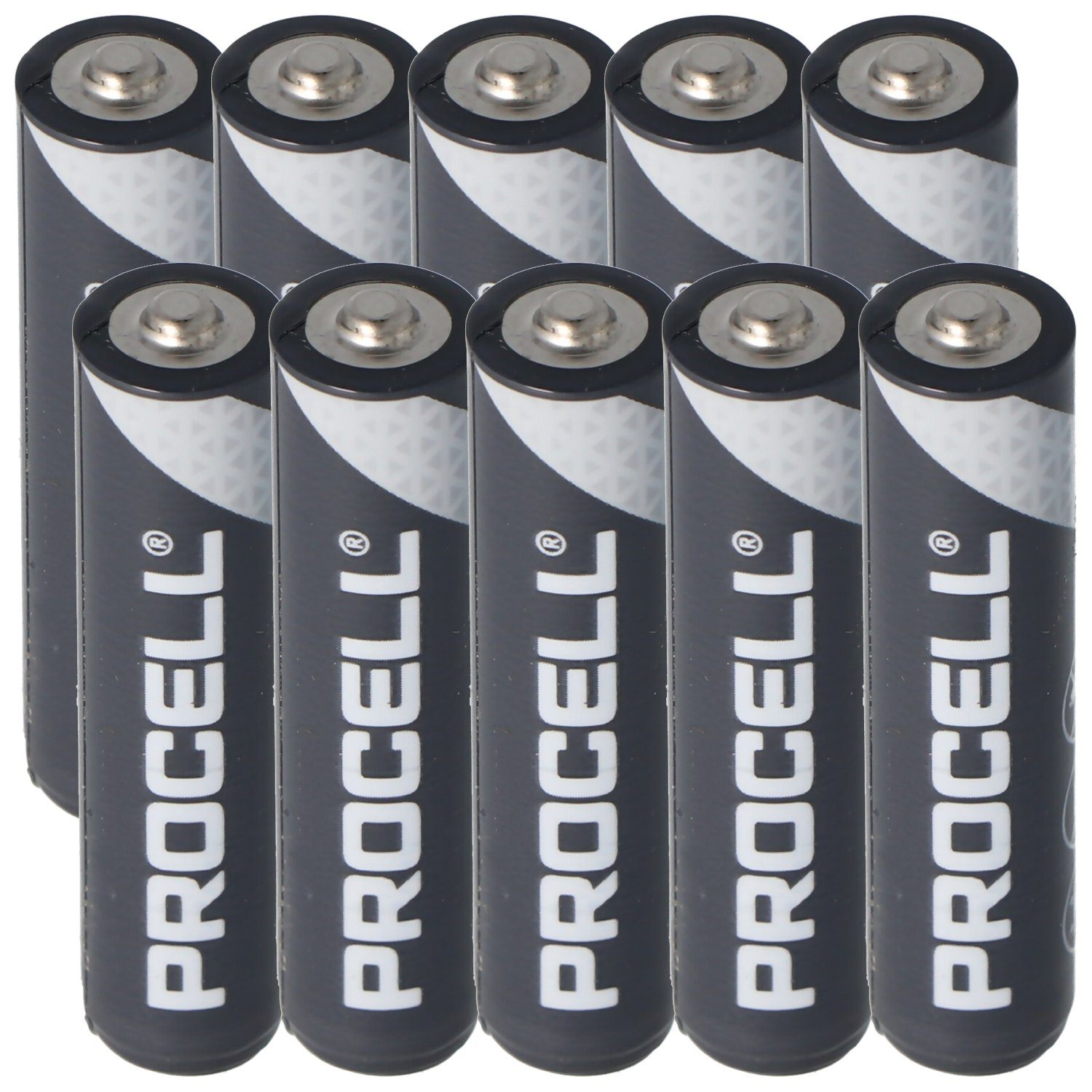 Duracell Alkaline Procell (1,5 Duracell AAA Batterie, LR03 Stück 10 Karton Micro V) im