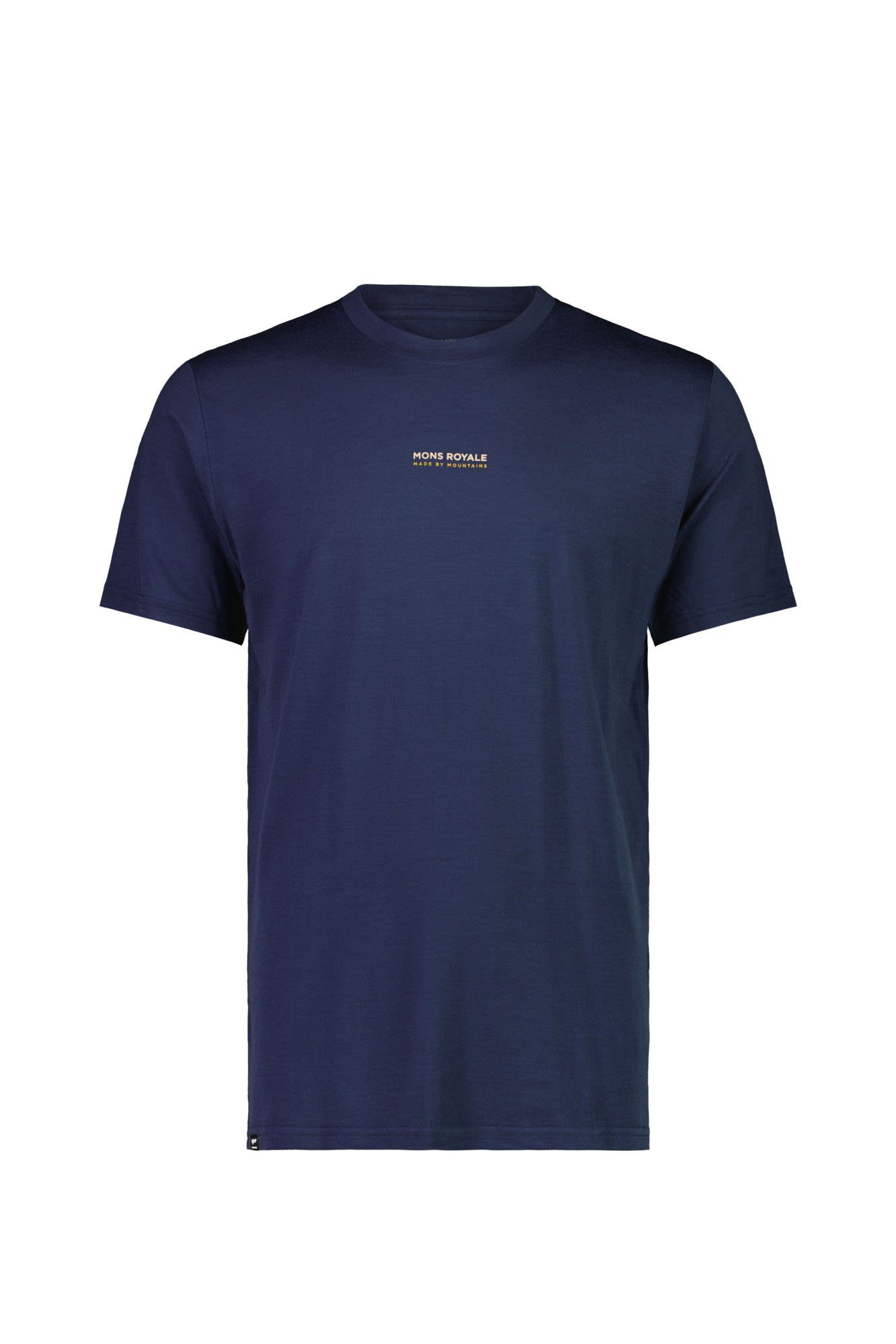 Mons Royale T-Shirt Mons Royale M Icon T-shirt Herren Kurzarm-Shirt Midnight - Back Print