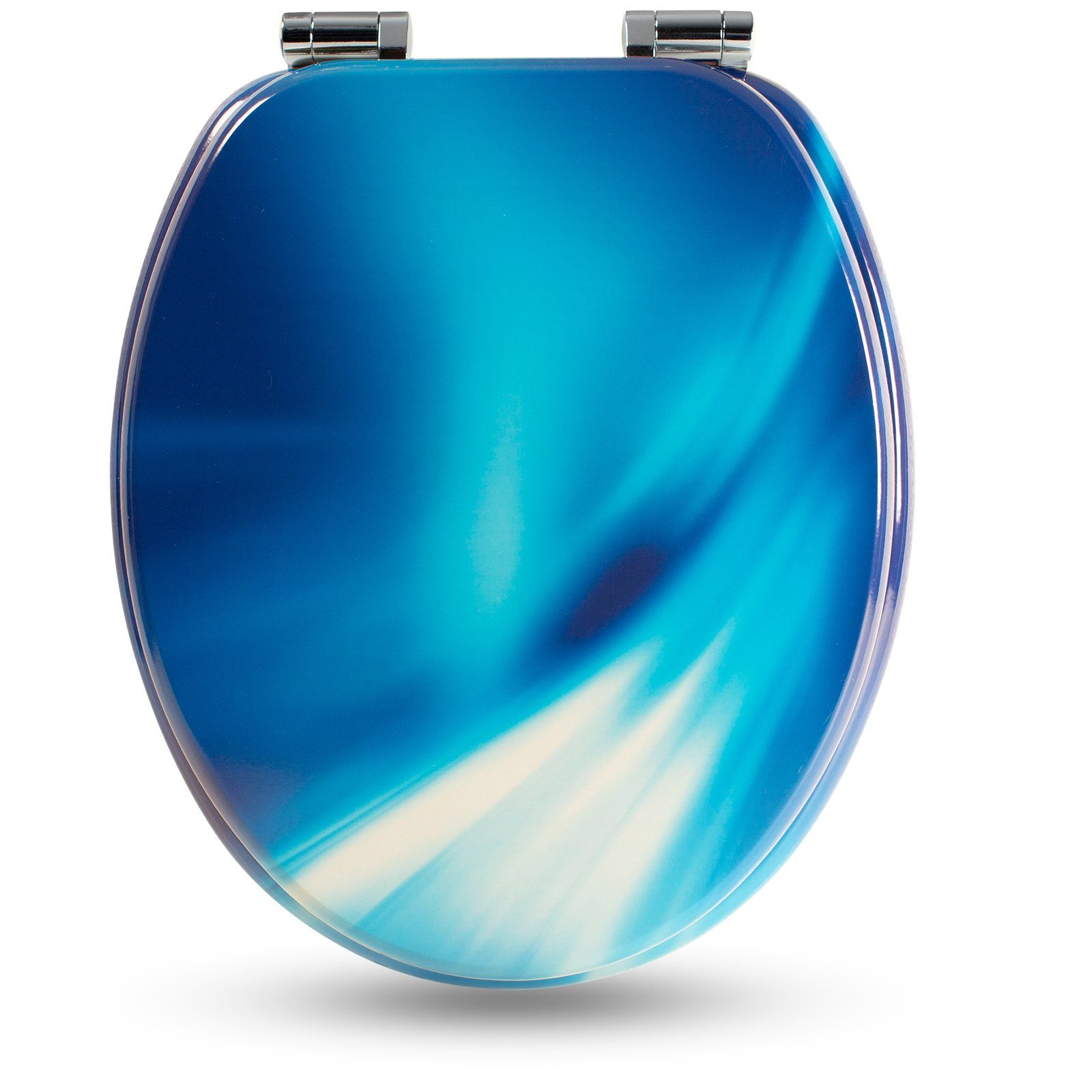 Sanfino WC-Sitz "Wave“ Premium Toilettendeckel mit Absenkautomatik aus Holz günstig online kaufen