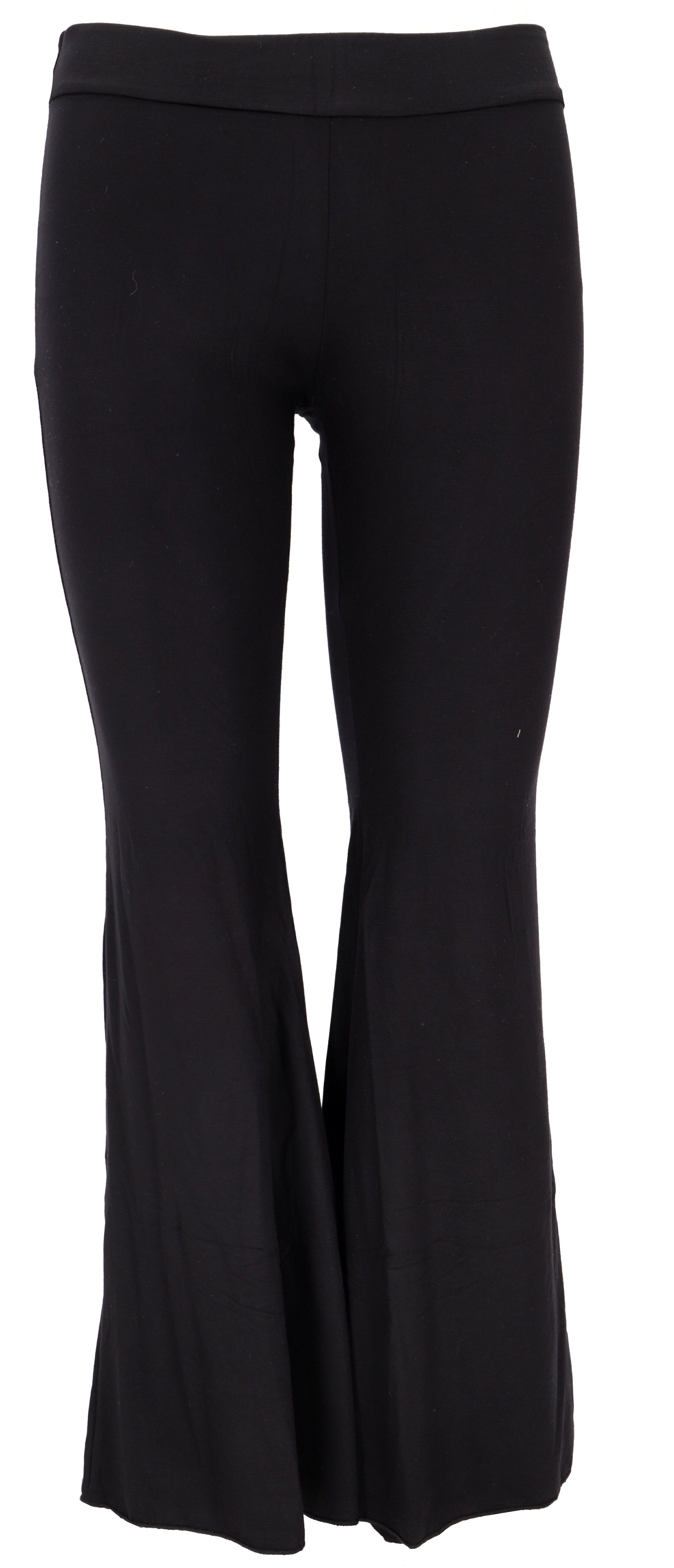 Guru-Shop Hose & Shorts Leggings mit Schlag, Boho Schlaghose - schwarz alte günstig online kaufen
