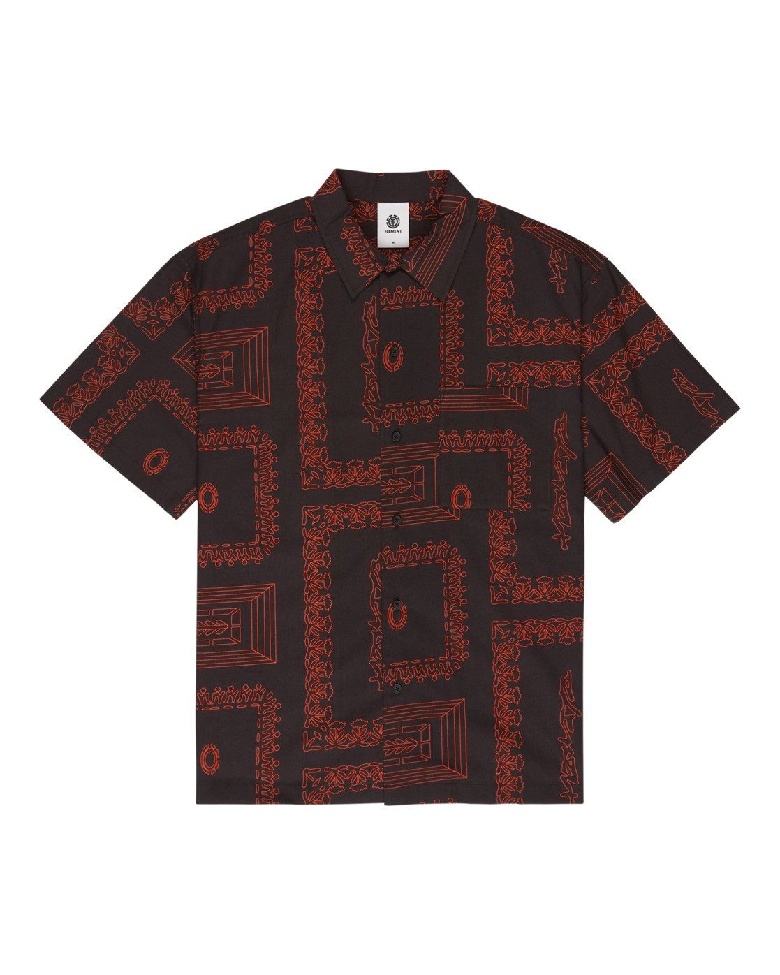 Element Kurzarmhemd Regular Sb Printed
