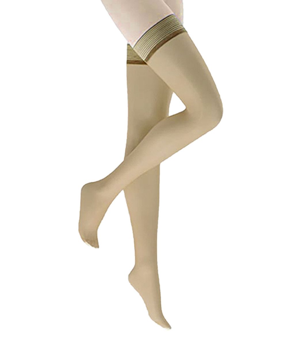 KUNERT Halterlose Strümpfe MYSTIQUE (Packung, 1-Paar, 1 Paar) transparent & matt