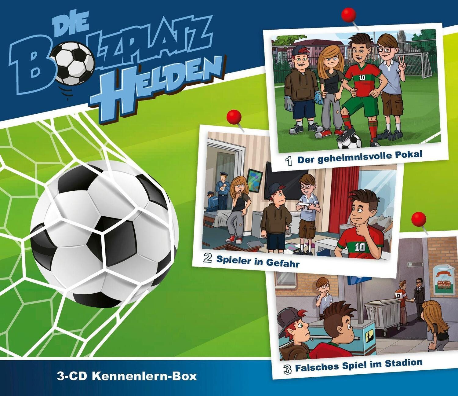 Gerth Medien Hörspiel CD-Box 1: Die Bolzplatzhelden (Folgen 1-3)