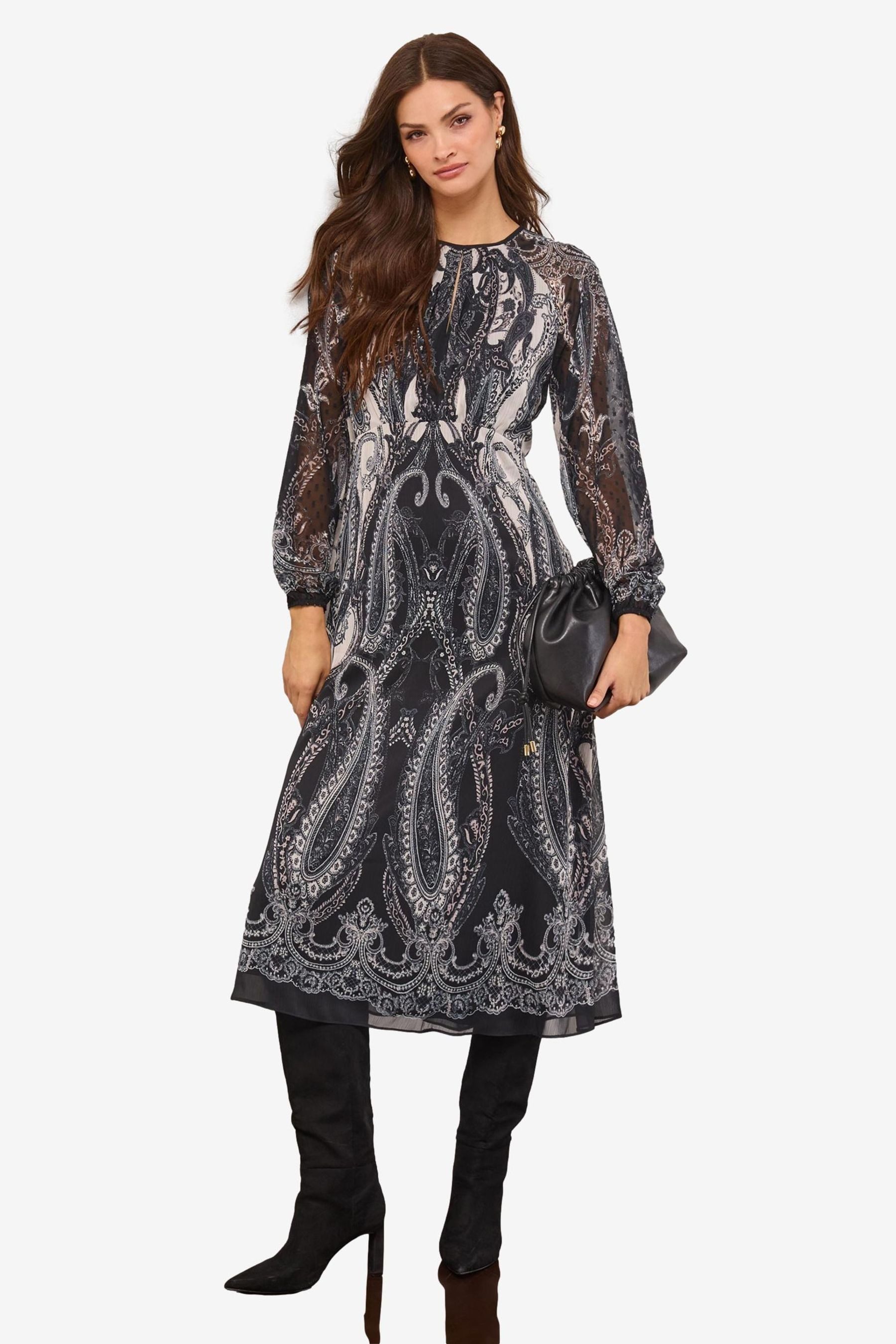 LIPSY Midikleid Lipsy ausgestelltes Midikleid, Regular (1-tlg)