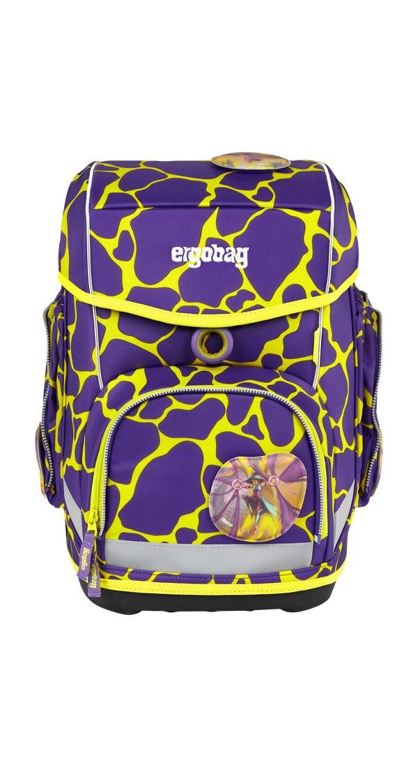 ergobag Schulranzen cubo Set (5-tlg., 5-teiliges Set), größenverstellbares Rückensystem