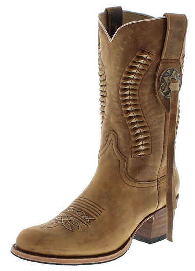 Sendra Boots »DEBORA 13394 Braun« Cowboystiefel Rahmengenähte Damen Westernstiefel
