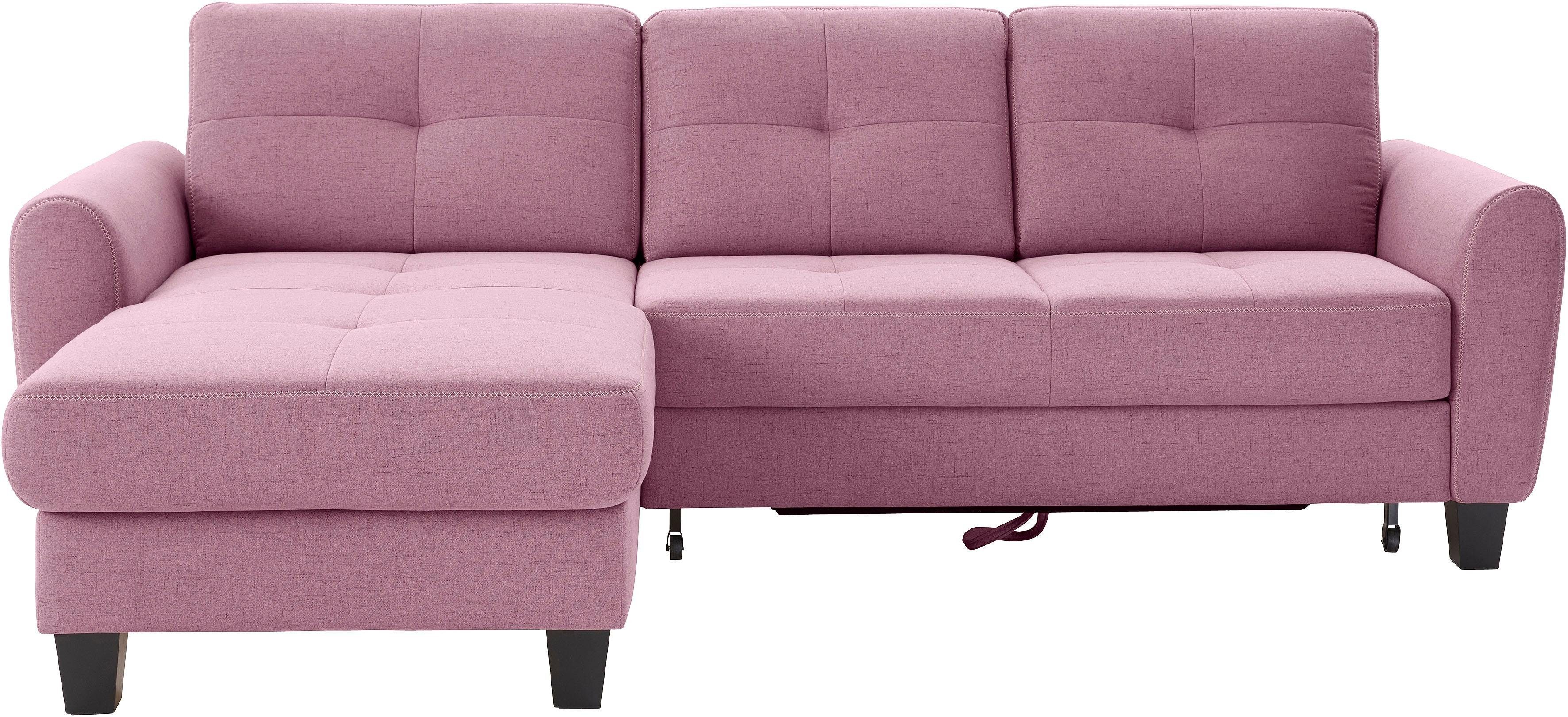 sit&more Ecksofa Varese L-Form, mit Federkern, günstig online kaufen