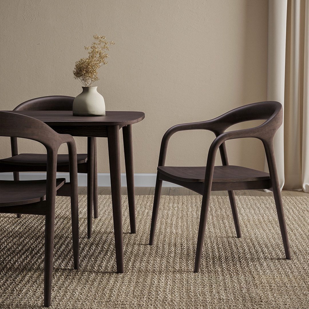 skølm Esszimmerstuhl Sól (Spar-Set auch mit Sitzpolster, 2 St), Armlehnestu günstig online kaufen