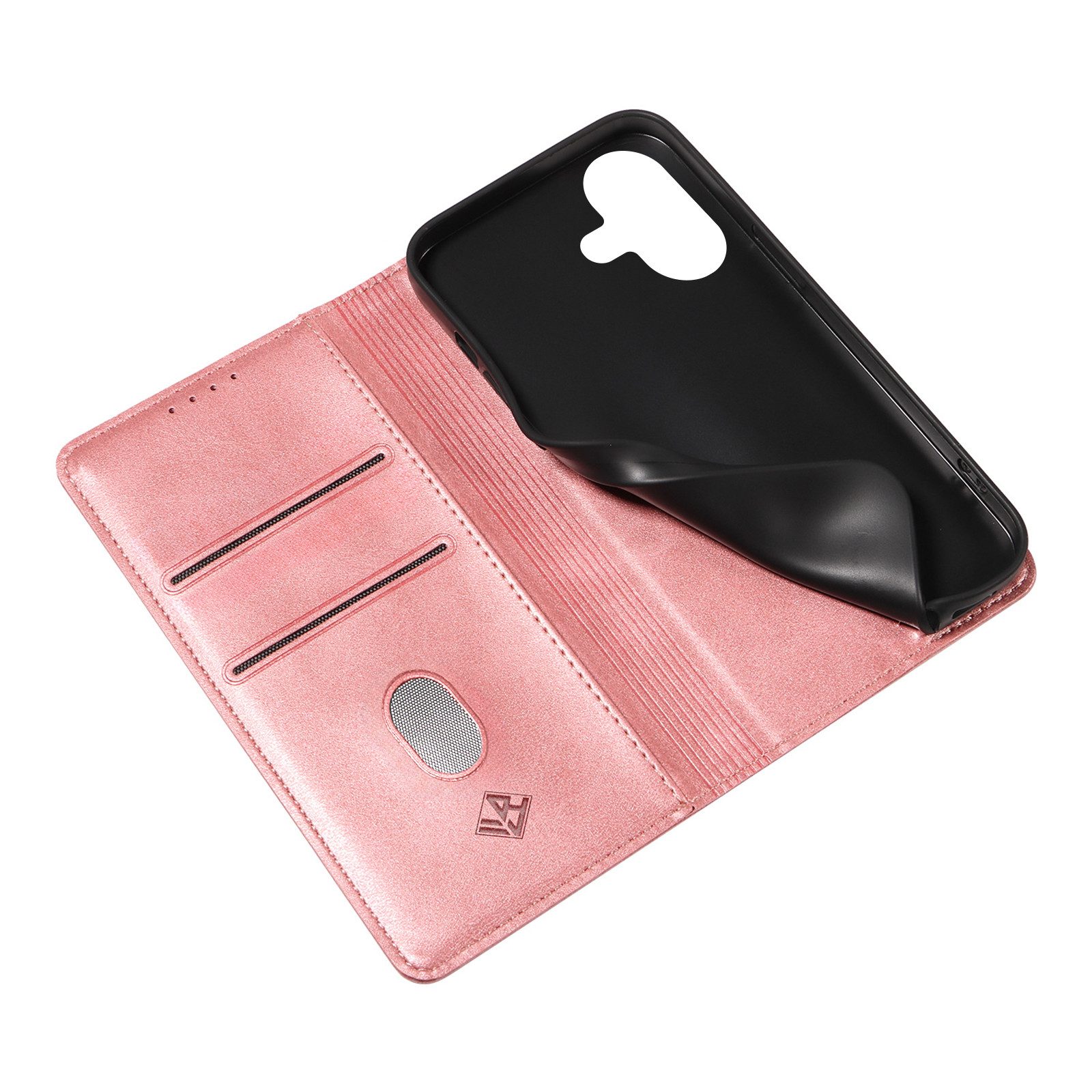 Tec-Expert Handyhülle Tasche Hülle für Apple iPhone 16 6.1 Zoll, 6.1", Cover Klapphülle Case mit Kartenfach Fliphülle aufstellbar