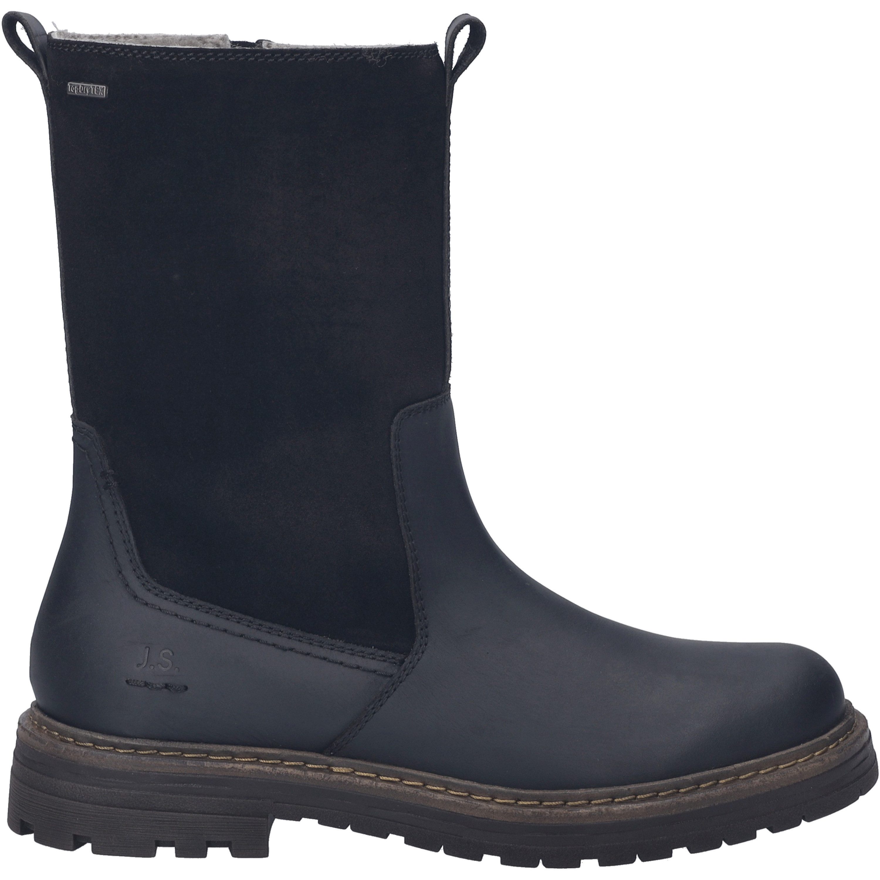 Josef Seibel Curtis 52, schwarz Stiefel