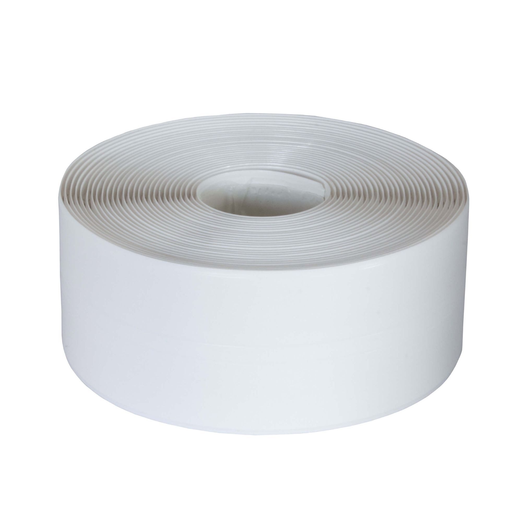 Dalsys Dichtungsband Dichtband selbstklebend wasserdicht, (5 m, 1,8 x 1,8 cm, weiß, 1-St), Kantenschutz selbstklebend, geeignet für Bad, Küche, Fenster