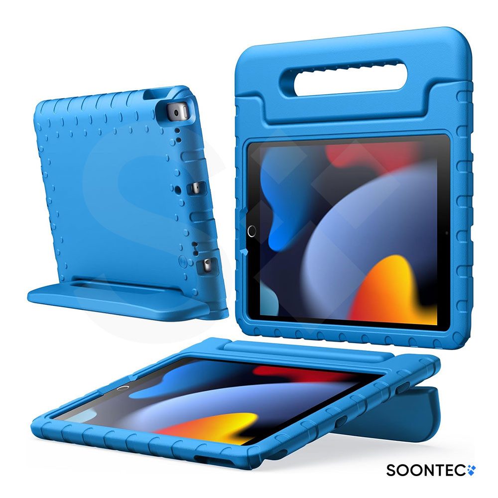 SOONTEC Tablet-Hülle für Kinder – Stoßfeste EVA Schutzhülle mit Griff & Ständer, passend für iPad 10.2, 10.9, Pro 11/13, Air 13, Mini 6/7