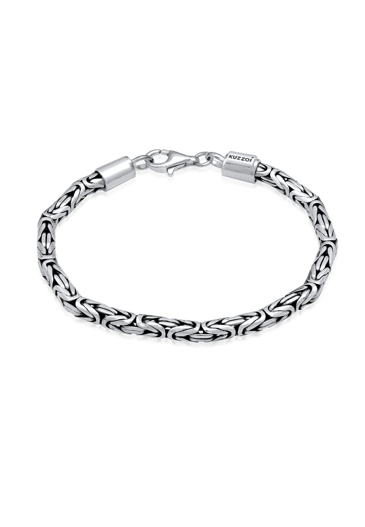Kuzzoi Bead-Armband-Set Herren Perlenarmband Howlith Türkis 925er