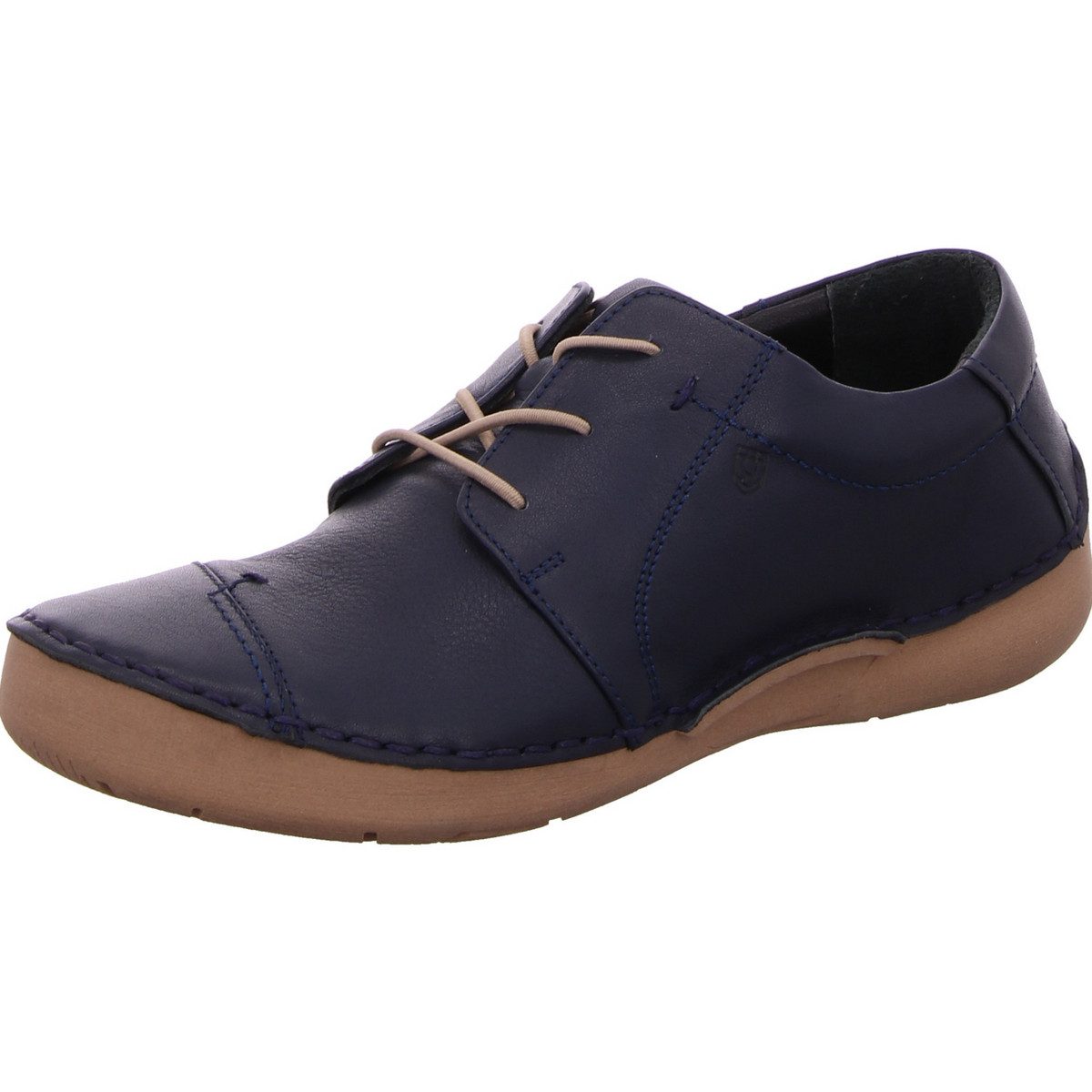 Freizeit Schnürer für Damen in blau Sneaker