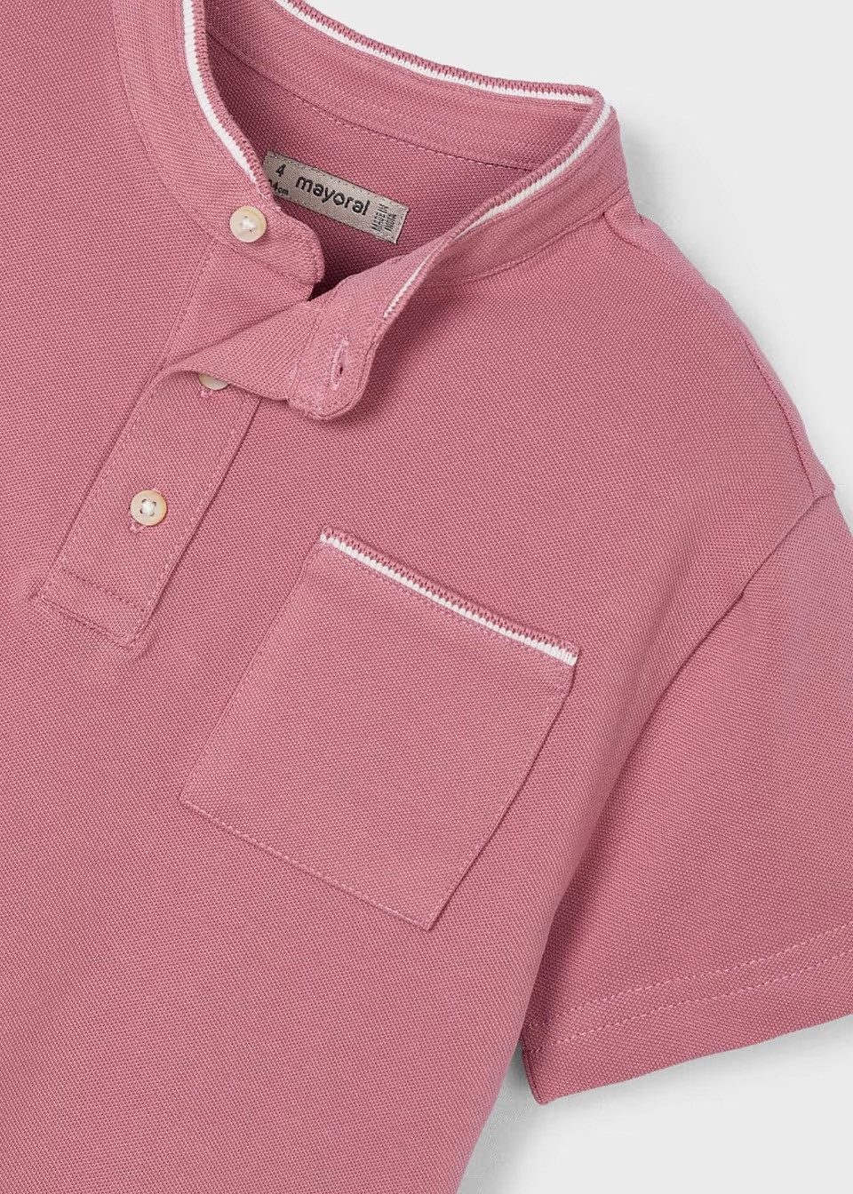 Mayoral Poloshirt Poloshirt mit Mao-Kragen für Jungen (310243)