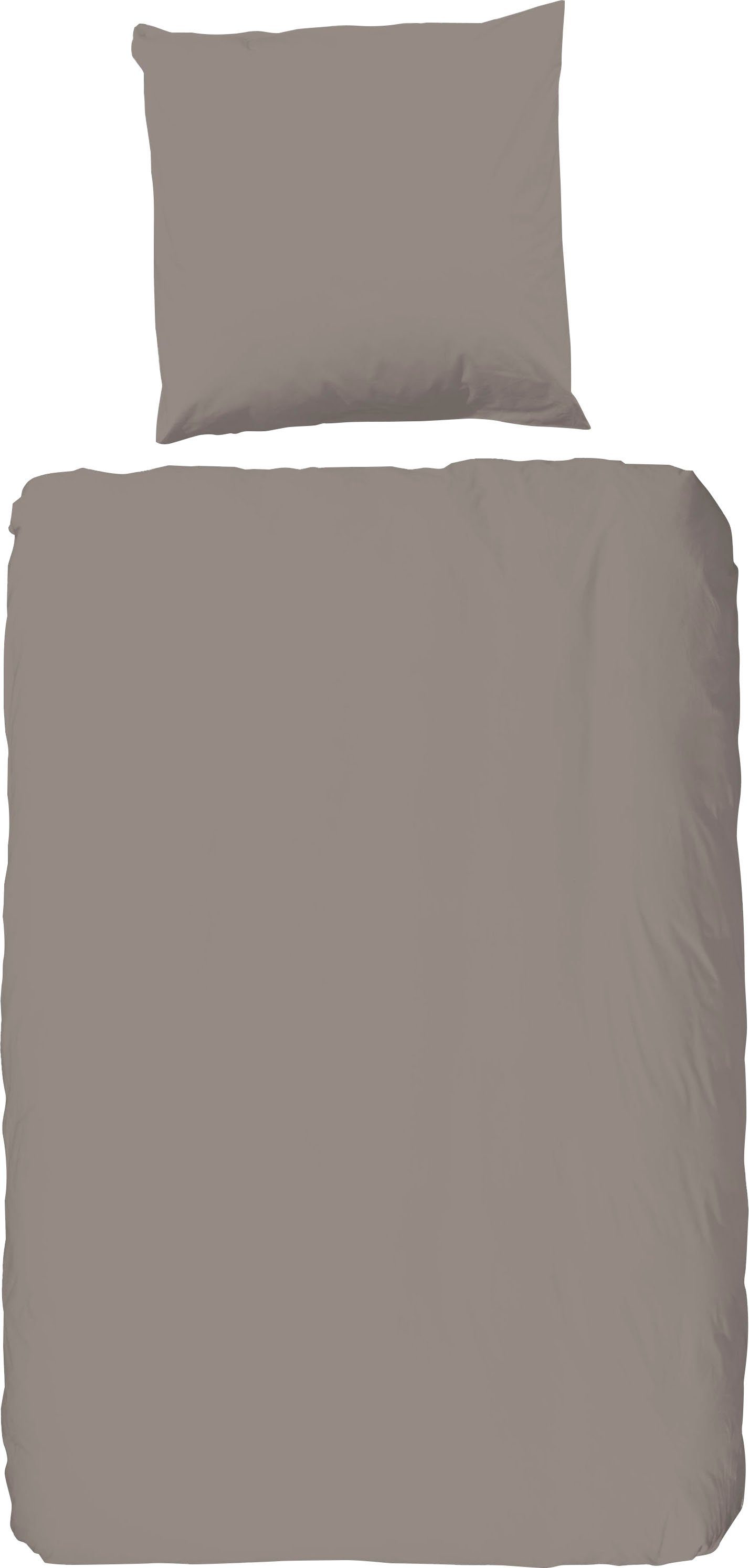 hip Bettwäsche "Hip Uni" 2 Stk. tlg. 100% Baumwolle, Mako-Satin, 135x200, U günstig online kaufen