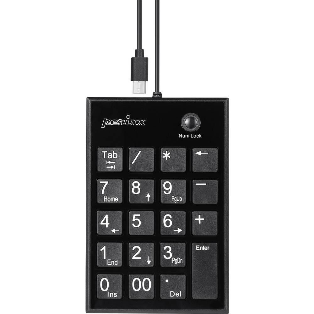 Perixx Nummernblock 12060 Tastatur (USB-Hub)