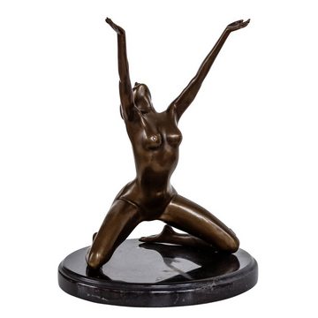 Aubaho Skulptur Bronzeskulptur Erotik Frau erotische Kunst Antik-Stil Bronze Figur Sta