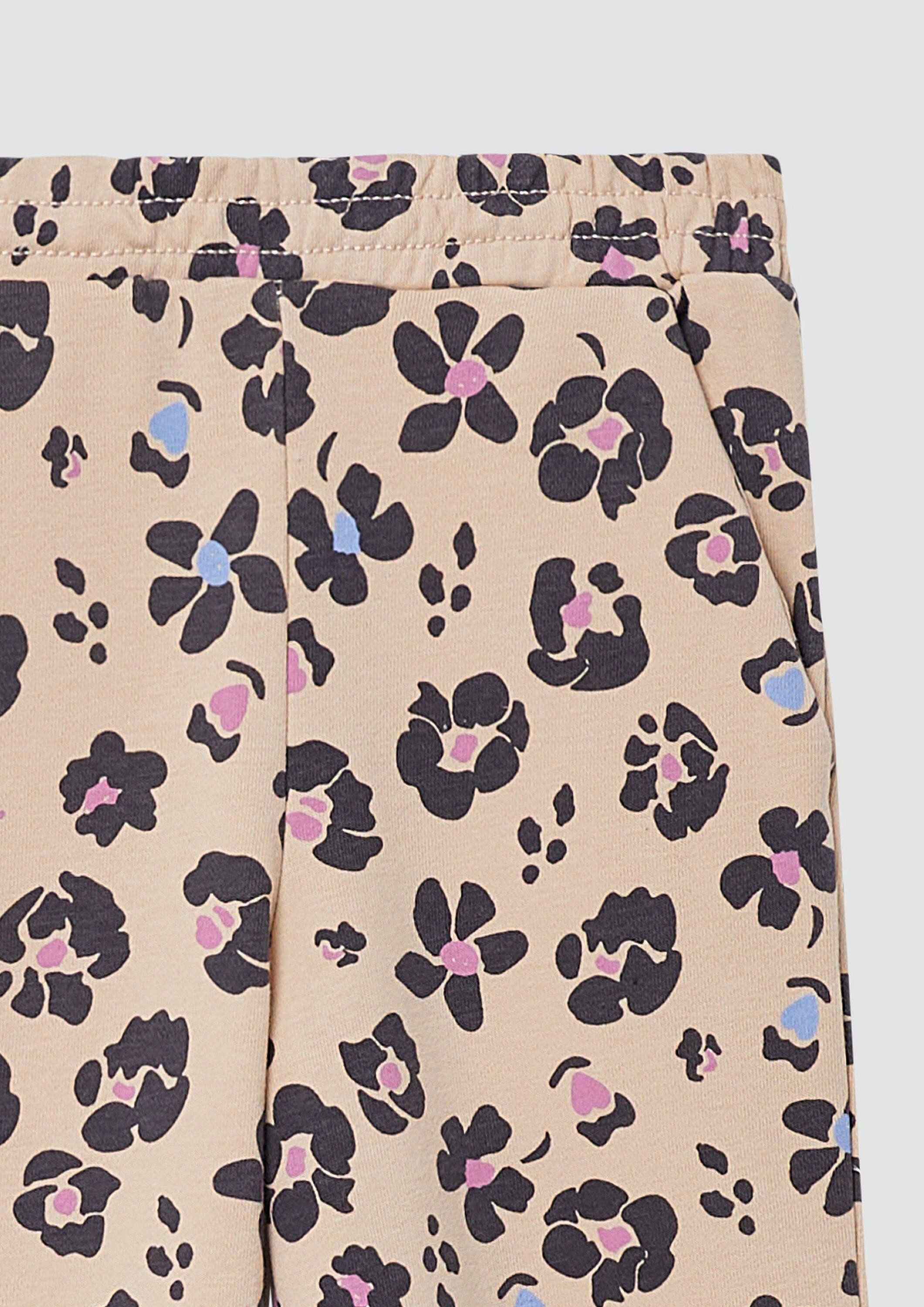 s.Oliver Leggings Leggings Wide Leg-Sweatpants und All-over-Print